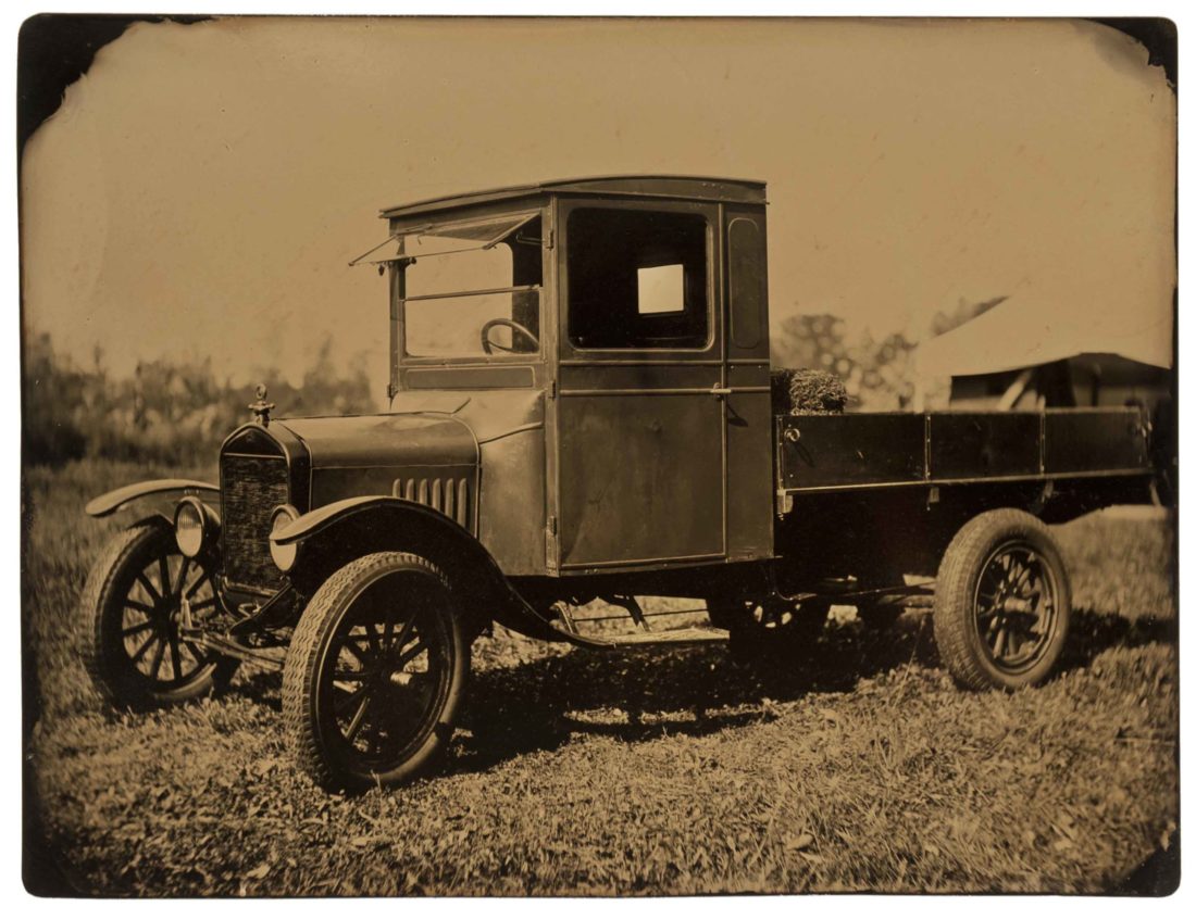 
		                					John Coffer		                																	
																											<i>1927 Model T,</i>  
																																								2009, 
																																								tintype, 
																																								6 1/4 x 8 1/4 inches 
																								
		                				