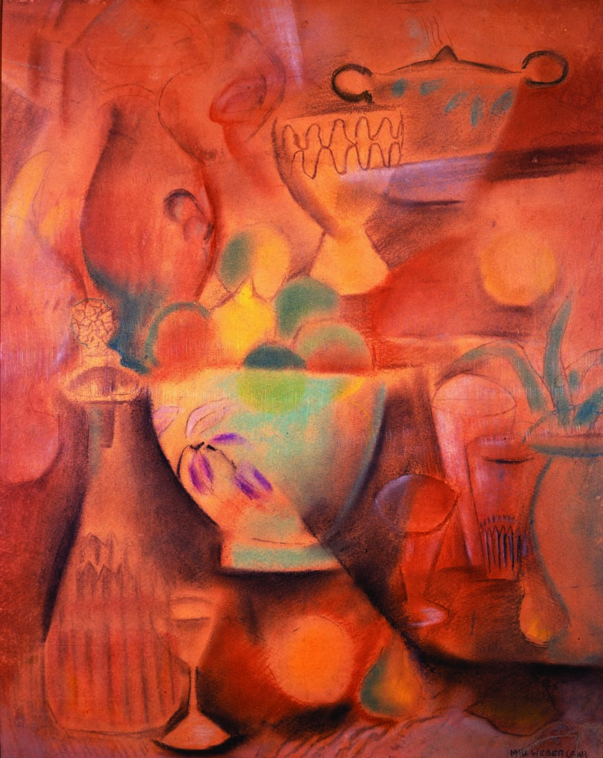 
		                					Max Weber		                																	
																											<i>Abstract Still Life,</i>  
																																								1914, 
																																								pastel on paper, 
																																								21 x 17 inches 
																								
		                				