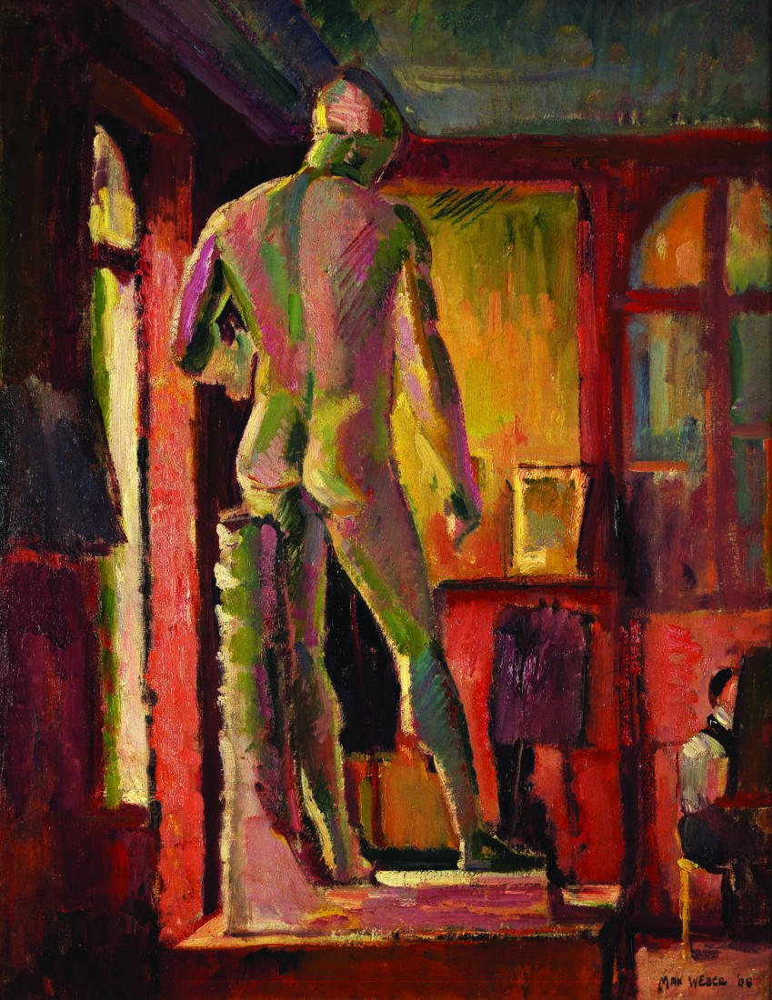 
		                					Max Weber		                																	
																											<i>The Apollo Matisse's Studio,</i>  
																																								1908, 
																																								oil on canvas, 
																																								23 x 18 1/2 inches 
																								
		                				