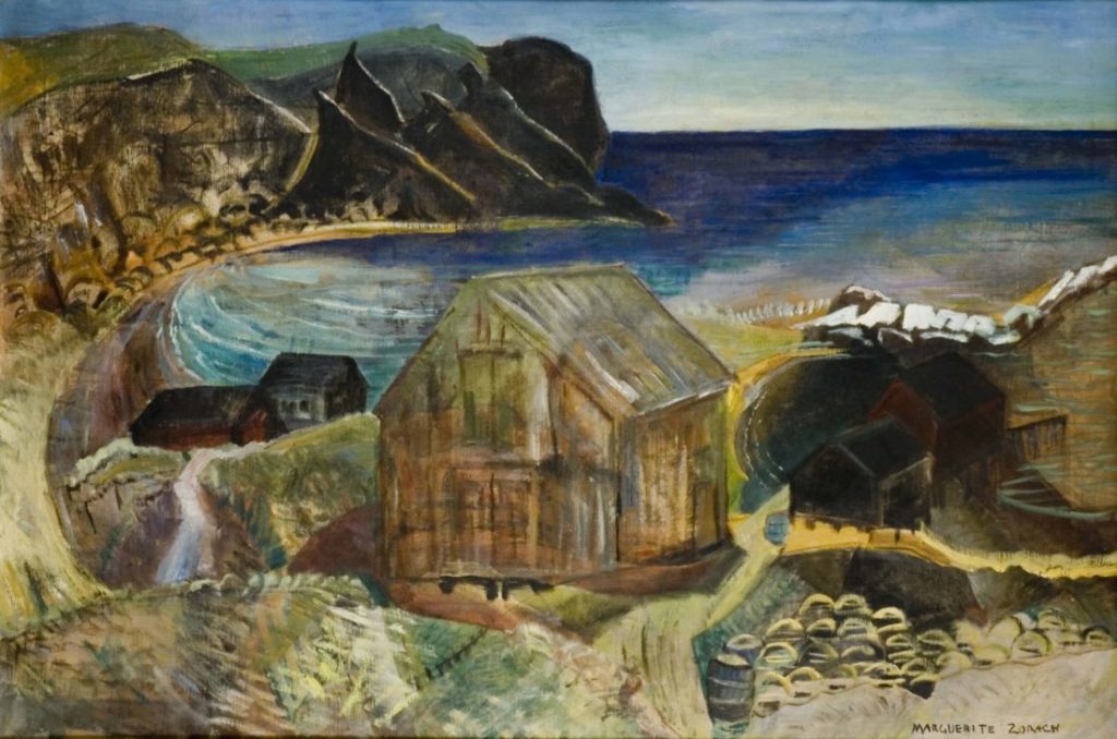 Landscape painting of Cape Breton by Marguerite Zorach