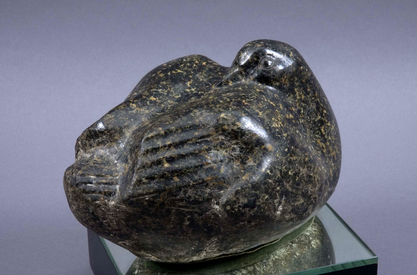 
		                					William Zorach		                																	
																											<i>Pigeon,</i>  
																																								1930, 
																																								Labrador granite, 
																																								7 1/2 x 9 1/2 x 6 inches 
																								
		                				
