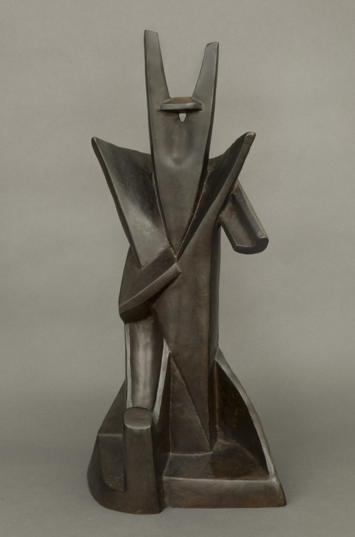 
		                					Alexander Archipenko		                																	
																											<i>King Solomon,</i>  
																																								12/12, 1963, cast ca. 1970, 
																																								bronze, 
																																								24 inches high 
																								
		                				