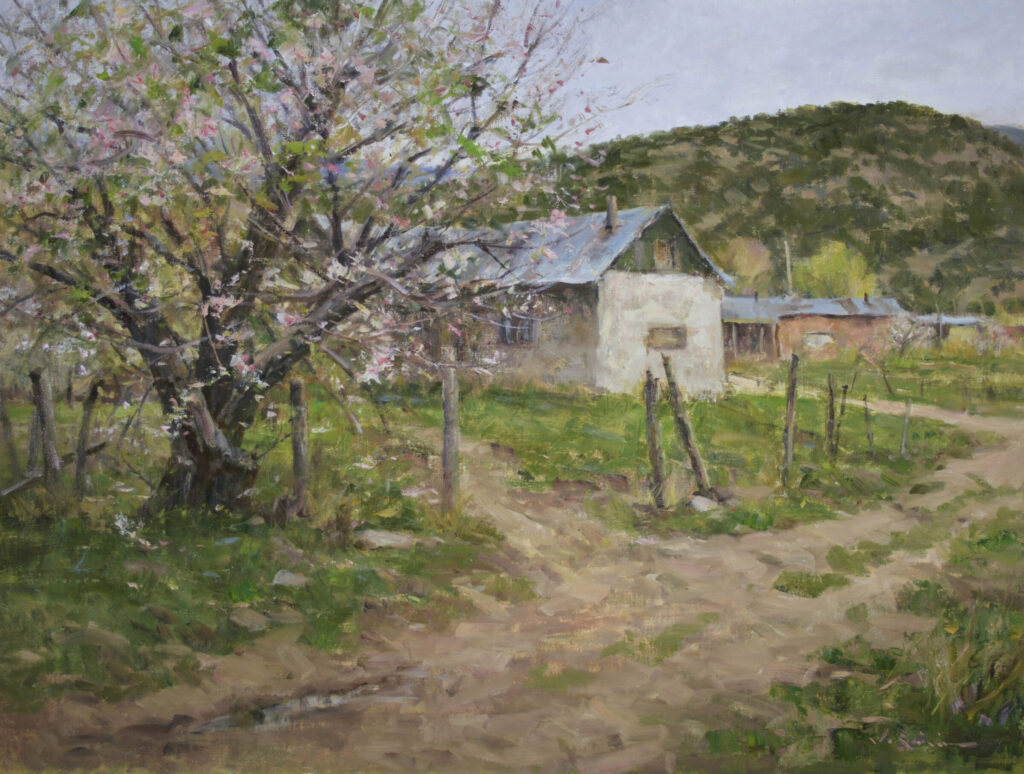John Encinias, Blossoming Apple Tree