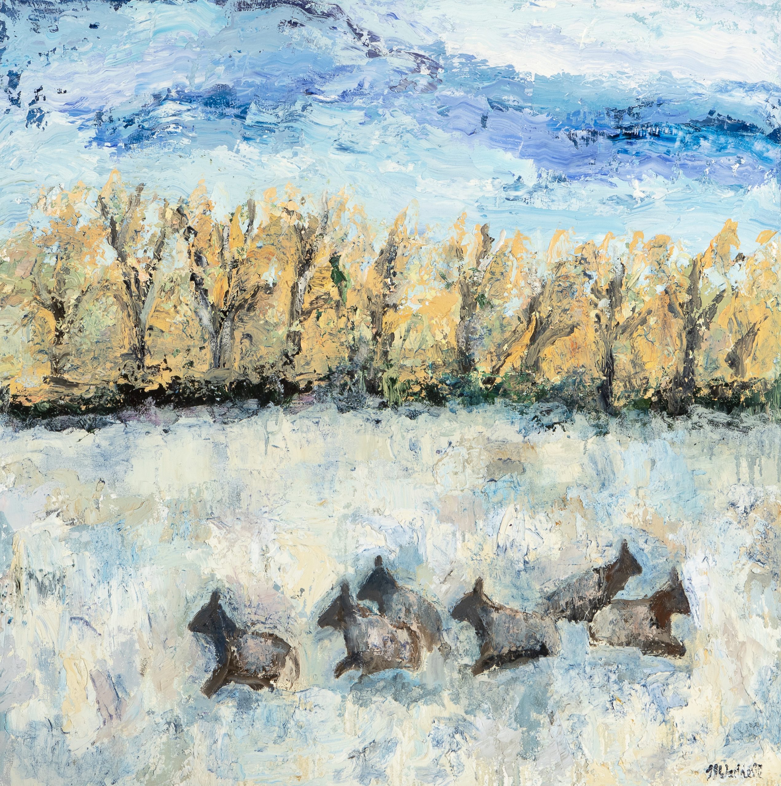 
		                					Theodore Waddell		                																	
																											<i>Cottonwood Elk  36,</i>  
																																																					oil and encaustic on canvas, 
																																								48 x 48 inches 
																								
		                				