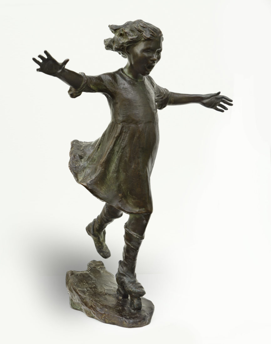 
		                					Abastenia St. Leger Eberle		                																	
																											<i>Roller Skating (Girl Skating),</i>  
																																								1906, 
																																								bronze, 
																																								13 inches high 
																								
		                				