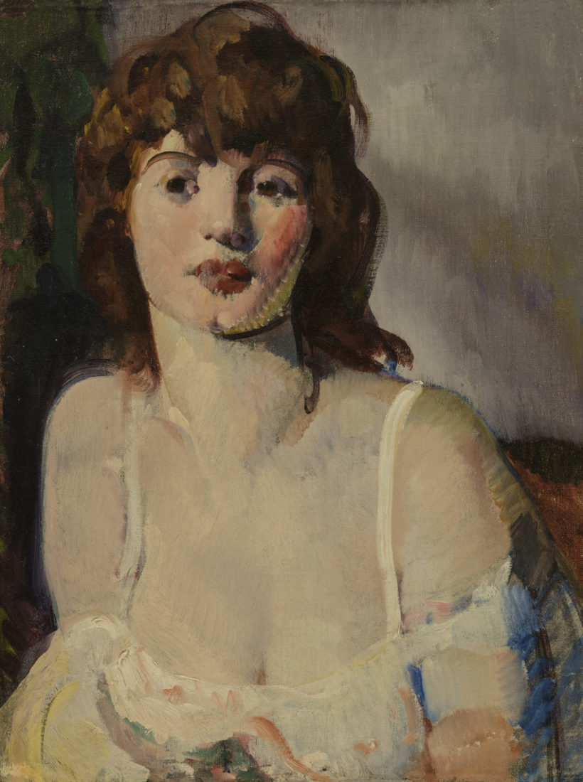 
		                					Leon Kroll		                																	
																											<i>Girl in a Negligée,</i>  
																																								ca. 1915, 
																																								oil on canvas, 
																																								20 x 15 inches 
																								
		                				