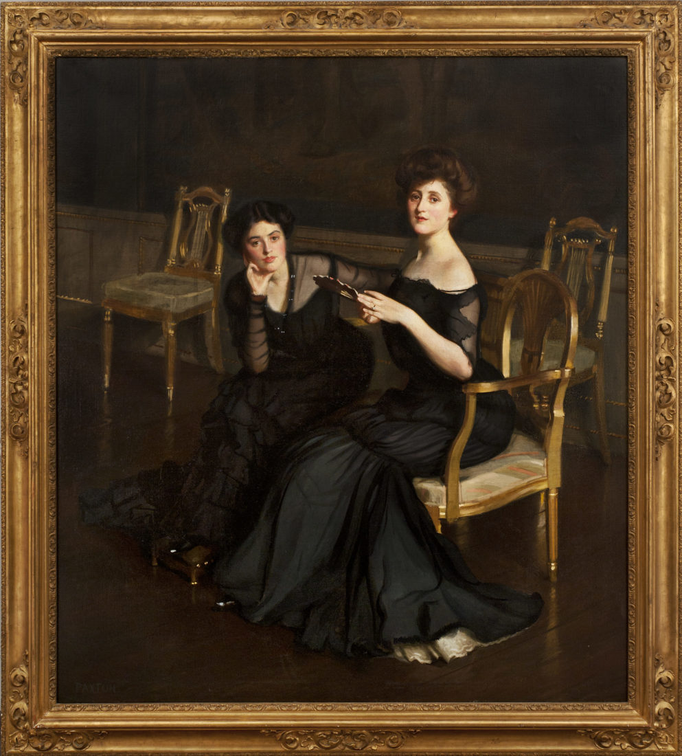 
		                					William McGregor Paxton		                																	
																											<i>The Sisters,</i>  
																																								1904, 
																																								oil on canvas, 
																																								72 x 64 inches; 84 x 75 inches original frame 
																								
		                				