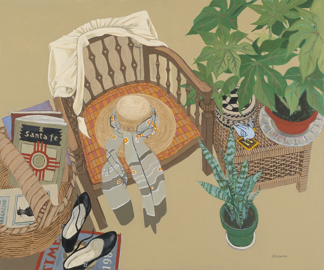 
		                					Phyllis Sloane		                																	
																											<i>Santa Fe Still Life,</i>  
																																																					oil on canvas, 
																																								30 x 36 inches 
																								
		                				