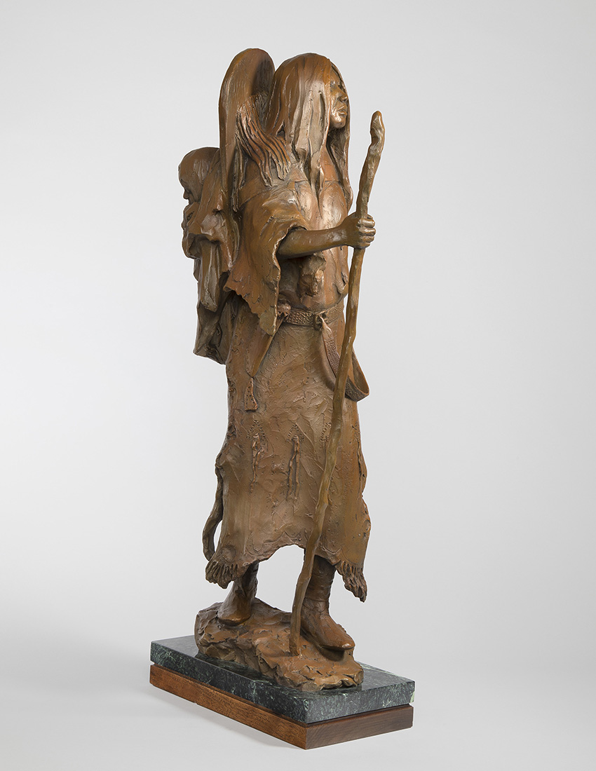 
		                					Richard Greeves		                																	
																											<i>Bird Woman, edition of 20,</i>  
																																								2001, 
																																								bronze, 
																																								24 x 9 x 5 ½ inches  
																								
		                				