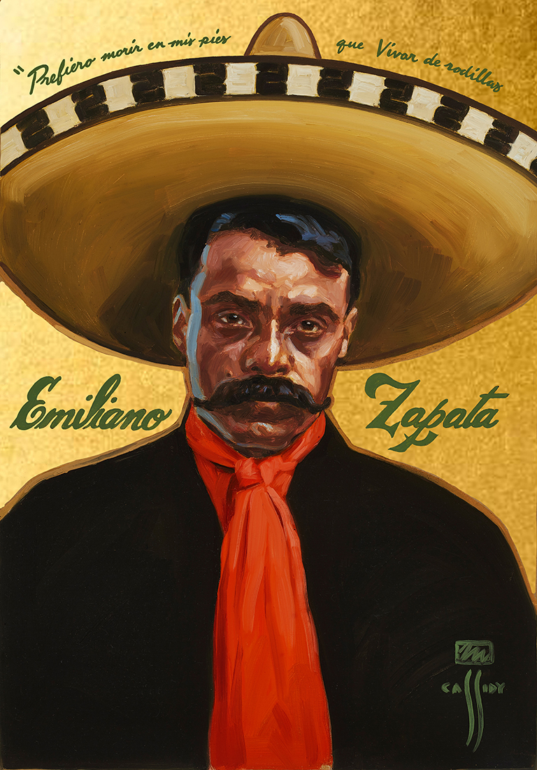 
		                					Michael Cassidy		                																	
																											<i>Emiliano Zapata,</i>  
																																								2019 – 20, 
																																								oil on linen, 
																																								30 x 22 inches 
																								
		                				
