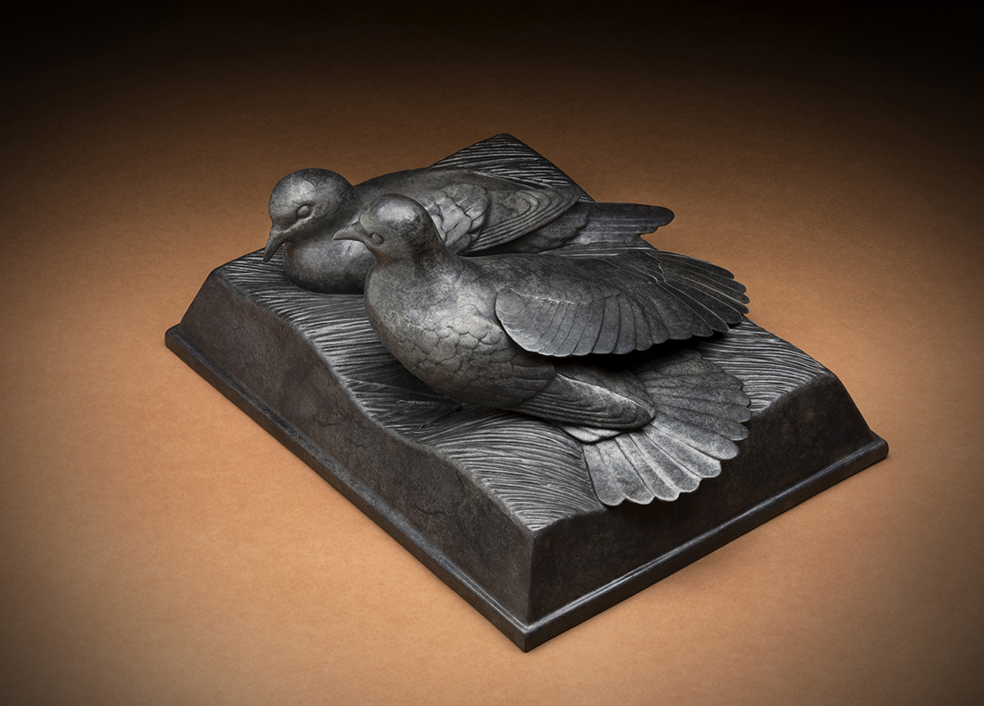 
		                					Steve Kestrel		                																	
																											<i>Morning Stretch, edition of 21,</i>  
																																																					bronze, 
																																								17 x 13 x 8 ½ inches 
																								
		                				