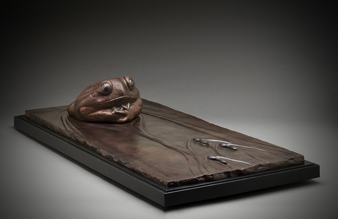 
		                					Steve Kestrel		                																	
																											<i>Rio Madre, edition of 12,</i>  
																																																					bronze, 
																																								11 x 54 x 27 ½ inches 
																								
		                				