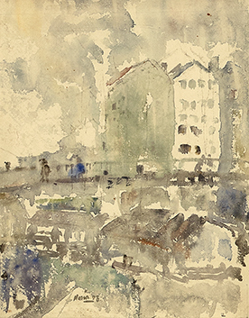 
		                					John Marin		                																	
																											<i>Houses and Bridge at Meaux,</i>  
																																								1908, 
																																								watercolor on paper, 
																																								13 x 10 inches 
																								
		                				