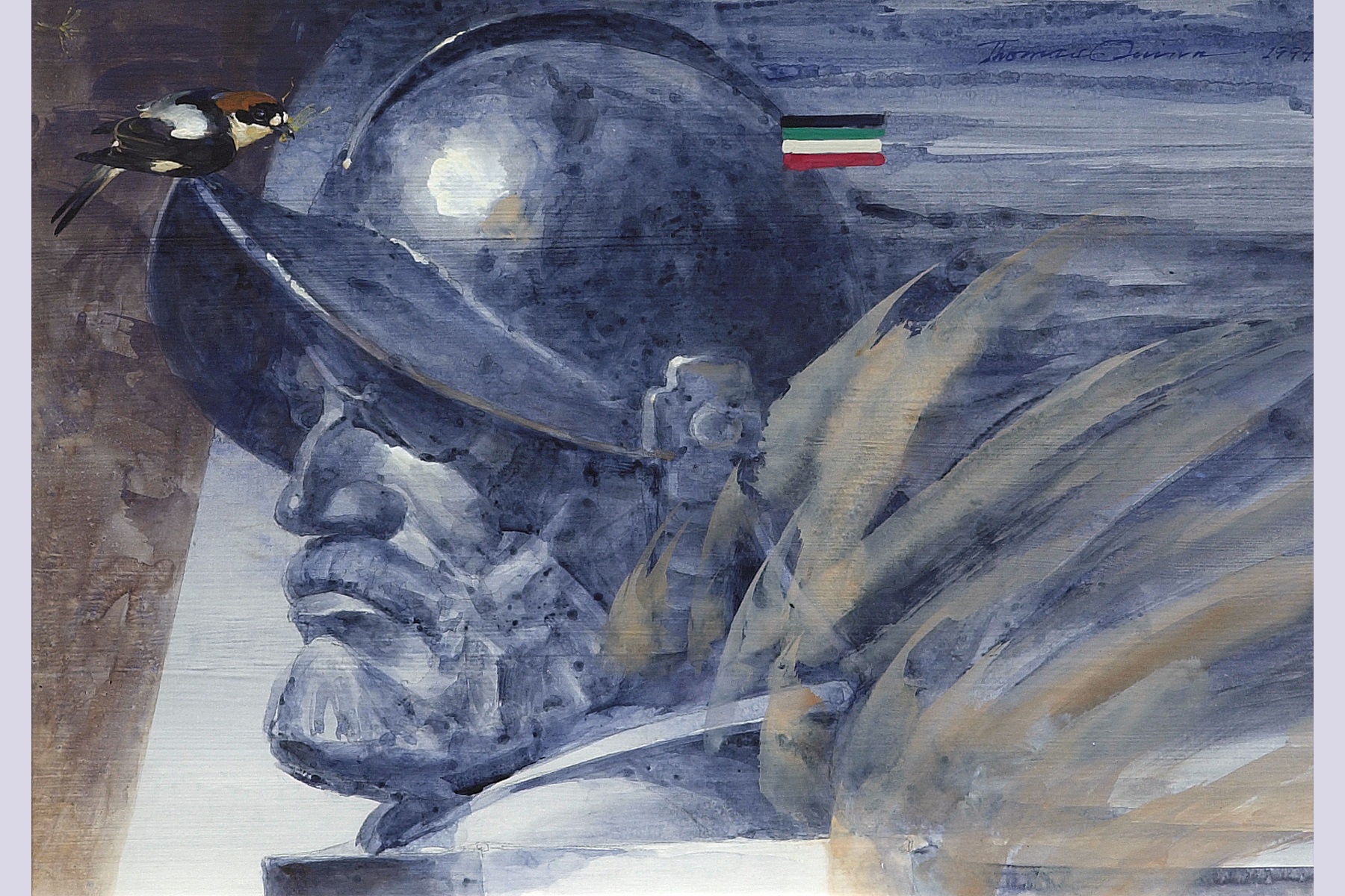 
		                					Thomas Quinn		                																	
																											<i>Conquistador,</i>  
																																																					watercolor on paper, 
																																								13 x 19 inches 
																								
		                				
