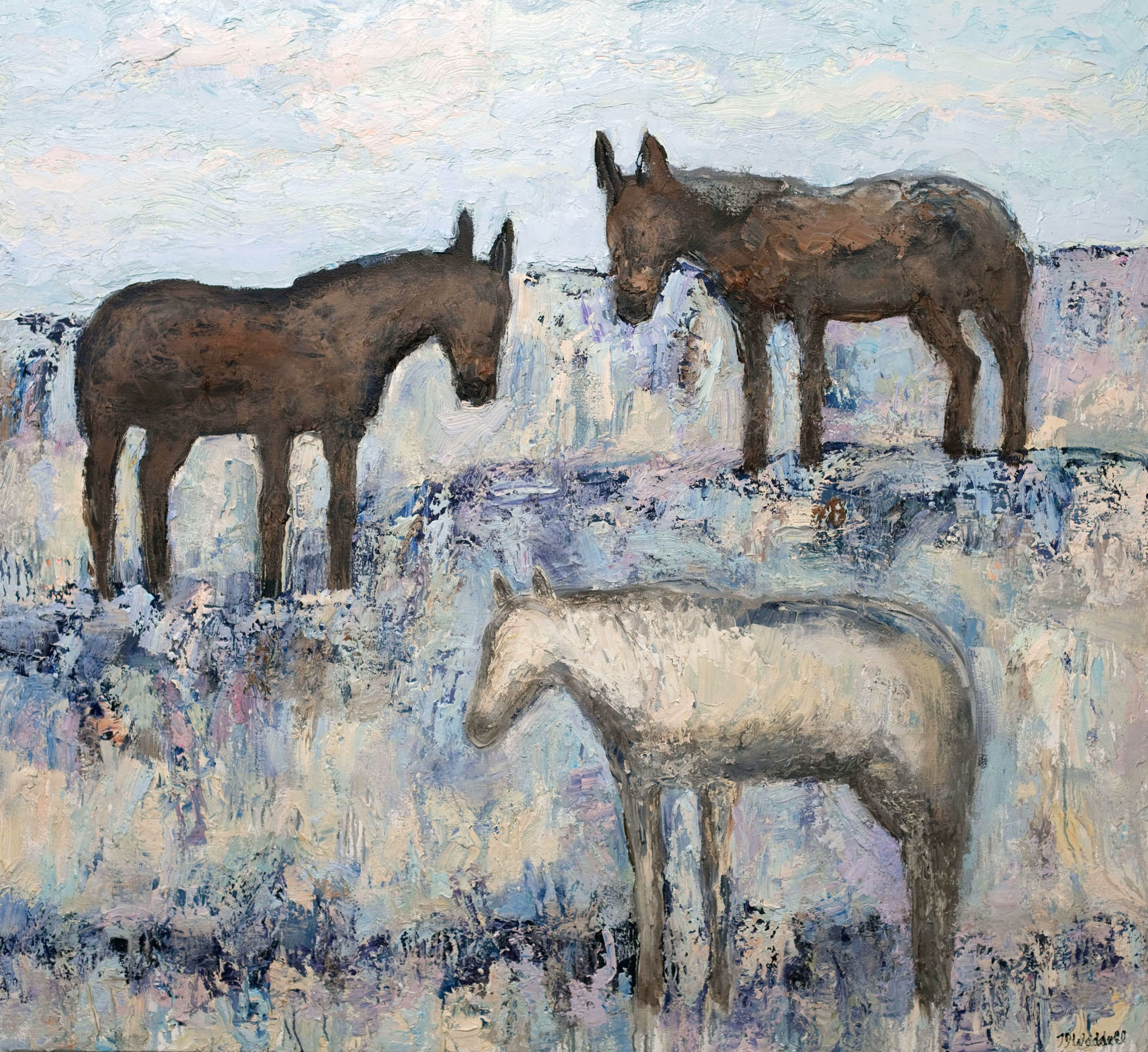 

											Theodore Waddell</b>

											<em>
												Theodore Waddell</em> 

											<h4>
												December 4 - February 13, 2020											</h4>

		                																																													<i>Mariah and the Mules,</i>  
																																																					oil and encaustic on canvas, 
																																								66 x 72 inches 
																								
		                				
