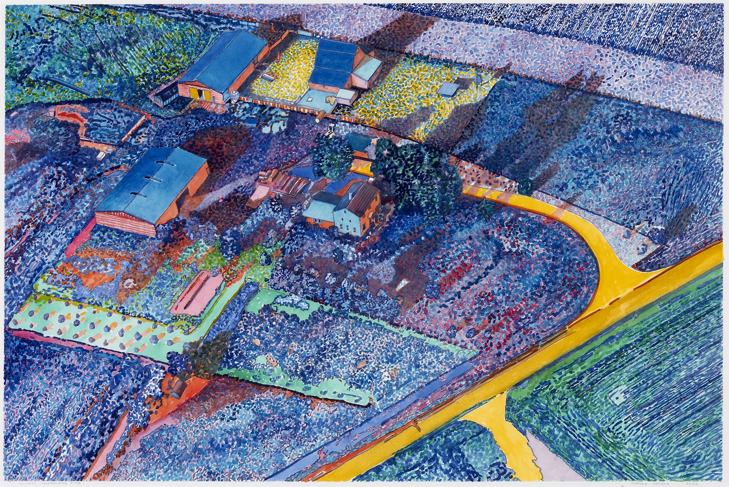 
		                					Harold Gregor		                																	
																											<i>Illinois Colorscape #78,</i>  
																																								2002, 
																																								watercolor, 
																																								28 3/8 x 42 3/4 inches 
																								
		                				