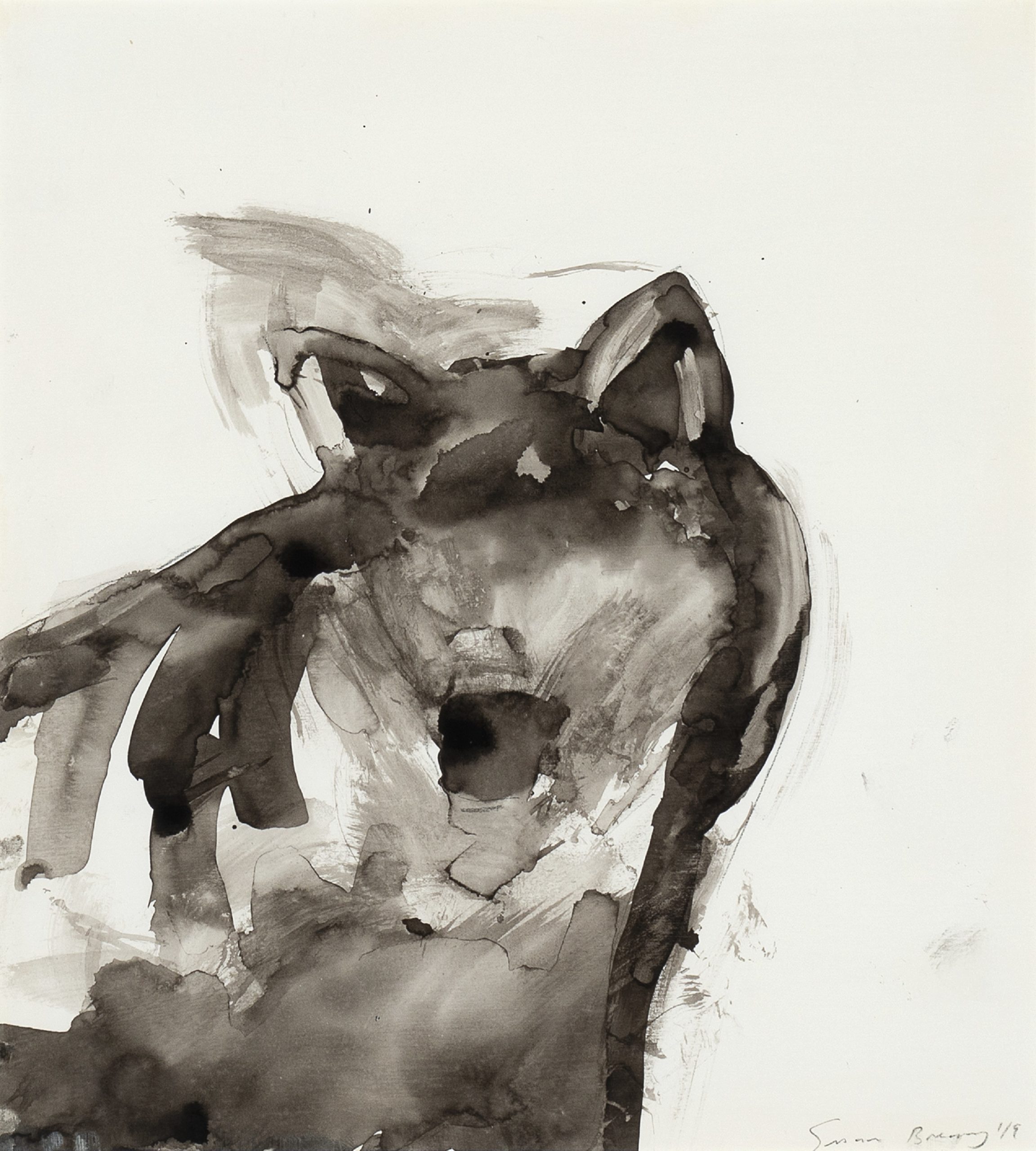 
		                					Susan Brearey		                																	
																											<i>Wolf Moving,</i>  
																																																					oil on paper, 
																																								 12 3/4 x 11 1/2 inches 
																								
		                				