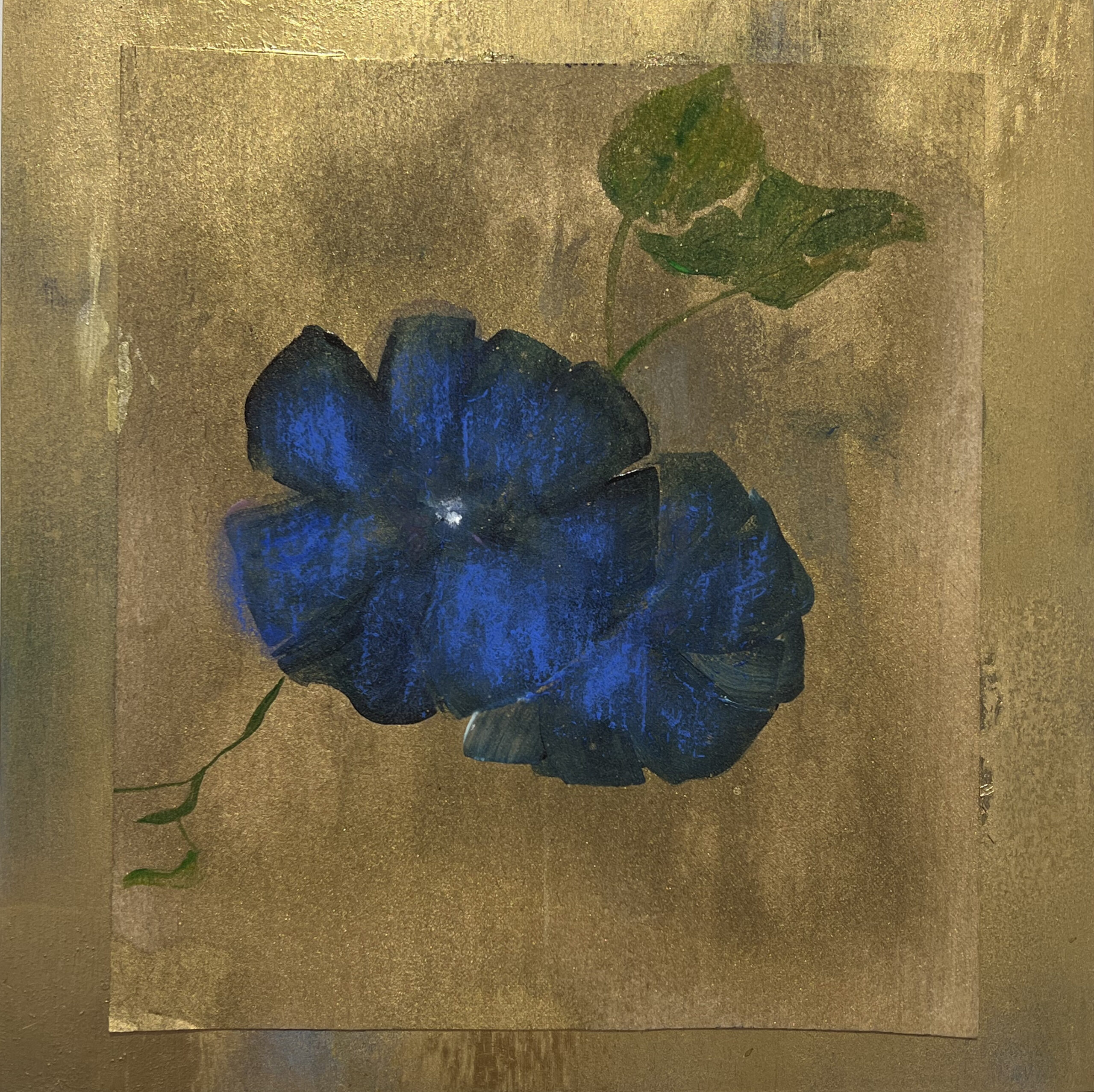 
		                					Susan Brearey		                																	
																											<i>Sardinian Morning Glories,</i>  
																																																					oil, watercolor, pastel and gold leaf on wood, 
																																								10 x 10 x 1 inches 
																								
		                				