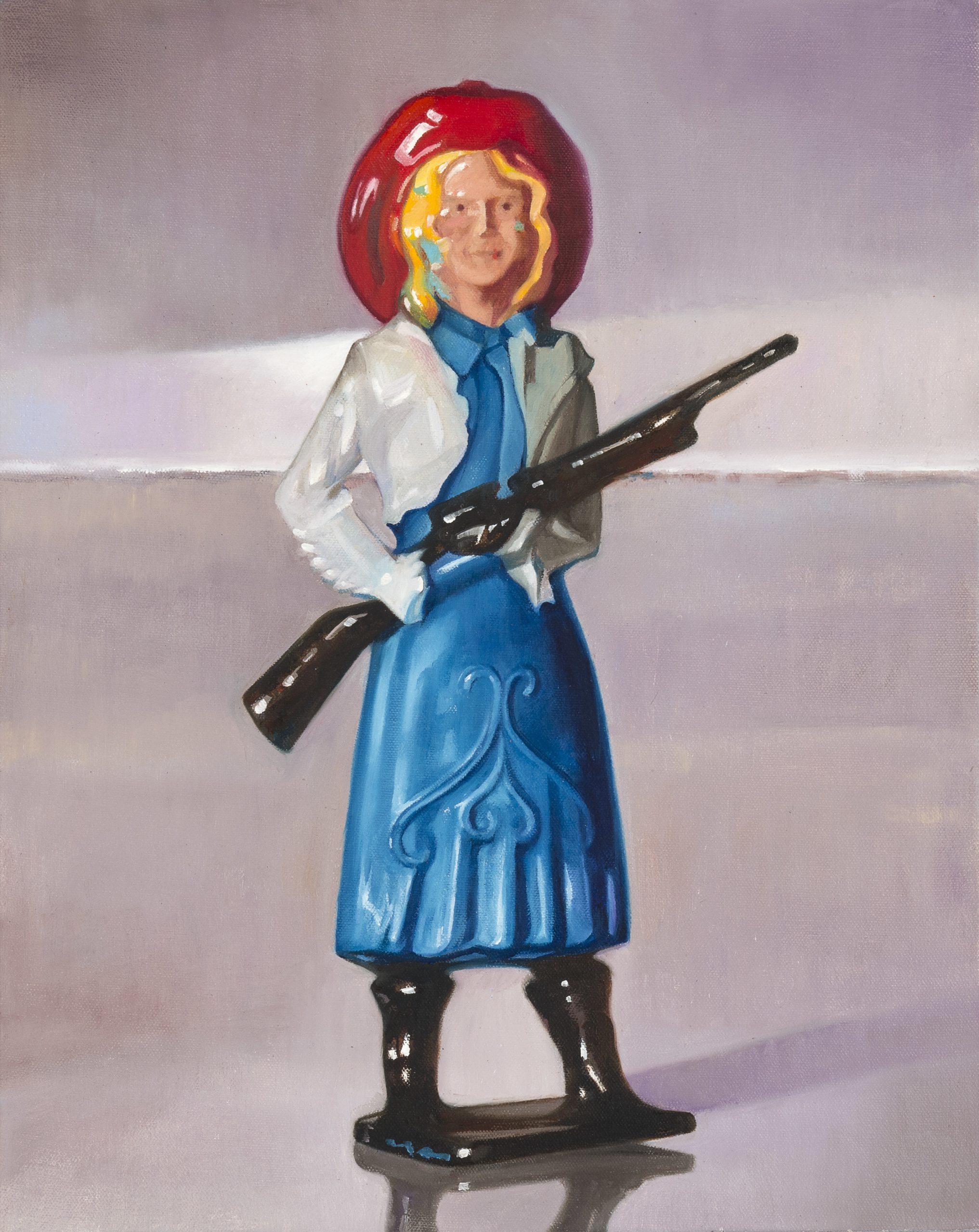 
		                					Patricia Beggins Magers		                																	
																											<i>The Constituents: The Pretty Cowgirl,</i>  
																																																					oil on canvas, 
																																								20 x 16 inches 
																								
		                				