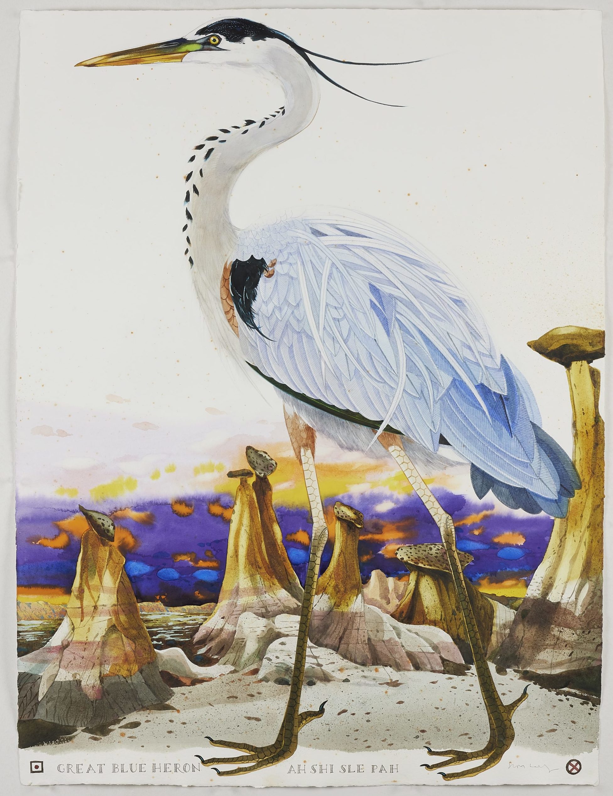 

											Scott Kelley</b>

											<em>
												Gray Salt - Lost in Ah-Shi-Sle-Pah </em> 

											<h4>
												June 25 - July 24, 2021											</h4>

		                																																													<i>Great Blue Heron, Ah-Shi-Sle-Pah,</i>  
																																								2020-2021, 
																																								watercolor, gouache and ink on paper, 
																																								40 x 30 inches 
																								
		                				