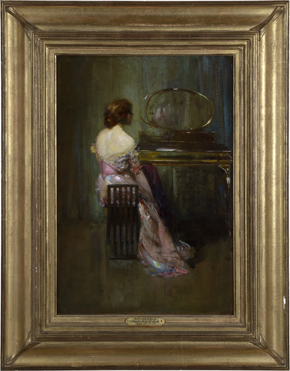 
							

									Edward August Bell									Reflections 									Oil on canvas									


							