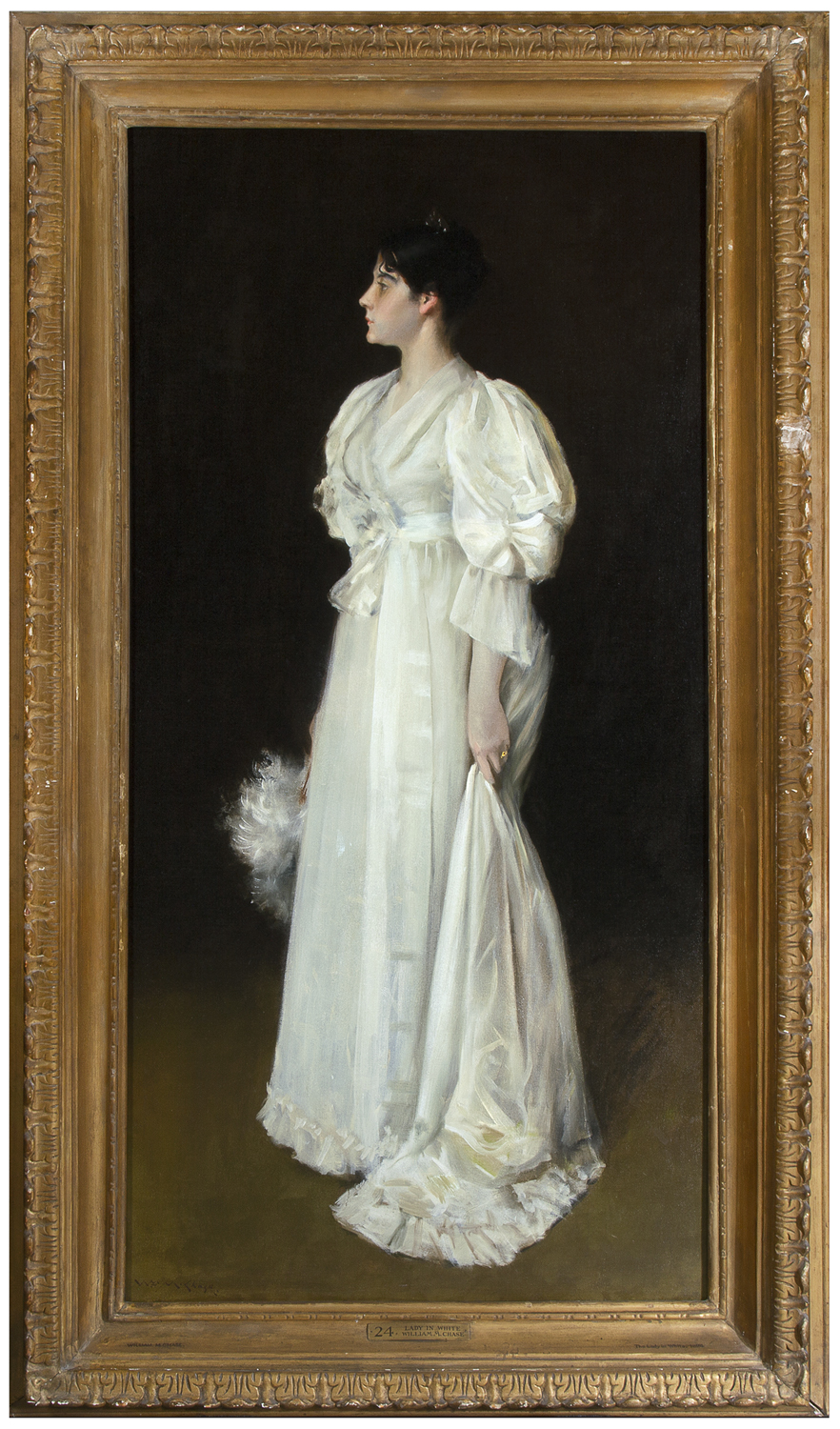 
							

									William Merritt Chase									Lady in White 1894									Oil on canvas									


							