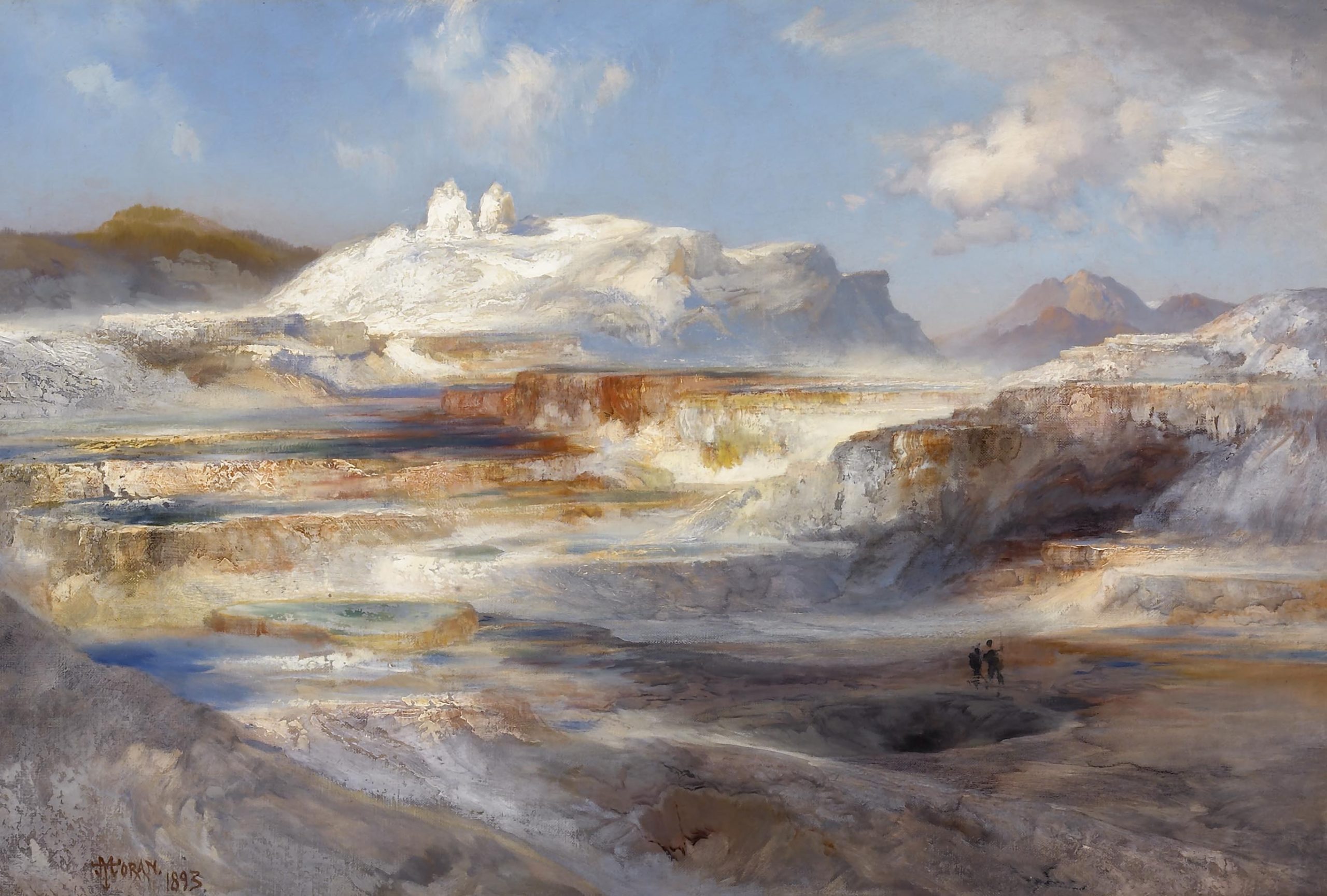 

											</b>

											<em>
												Lure of the West: Celebrating 50 Years of Gerald Peters Gallery  </em> 

											<h4>
												New York: April 29 - May 27, 2022											</h4>

		                																																<i>Thomas Moran, Jupiter Terrace, Yellowstone,</i>  
																																								1893, 
																																								oil on canvas, 
																																								19 ½ x 29 ½ inches 
																								
		                				