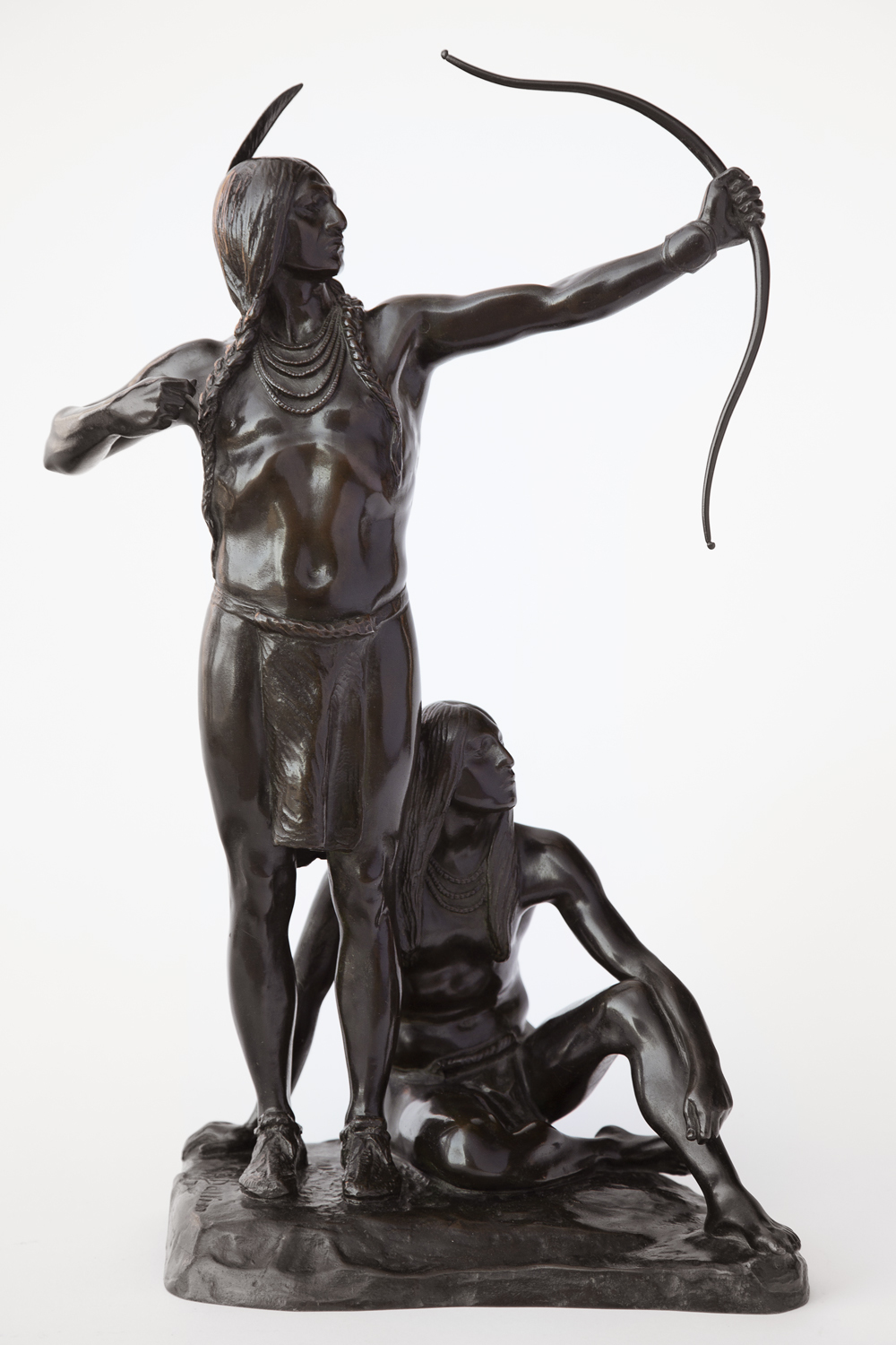 

											</b>

											<em>
												Lure of the West: Celebrating 50 Years of Gerald Peters Gallery  </em> 

											<h4>
												New York: April 29 - May 27, 2022											</h4>

		                																																<i>Cyrus Edwin Dallin, The Archery Lesson,</i>  
																																								modeled 1907, 
																																								bronze, 
																																								18 x 12 inches 
																								
		                				