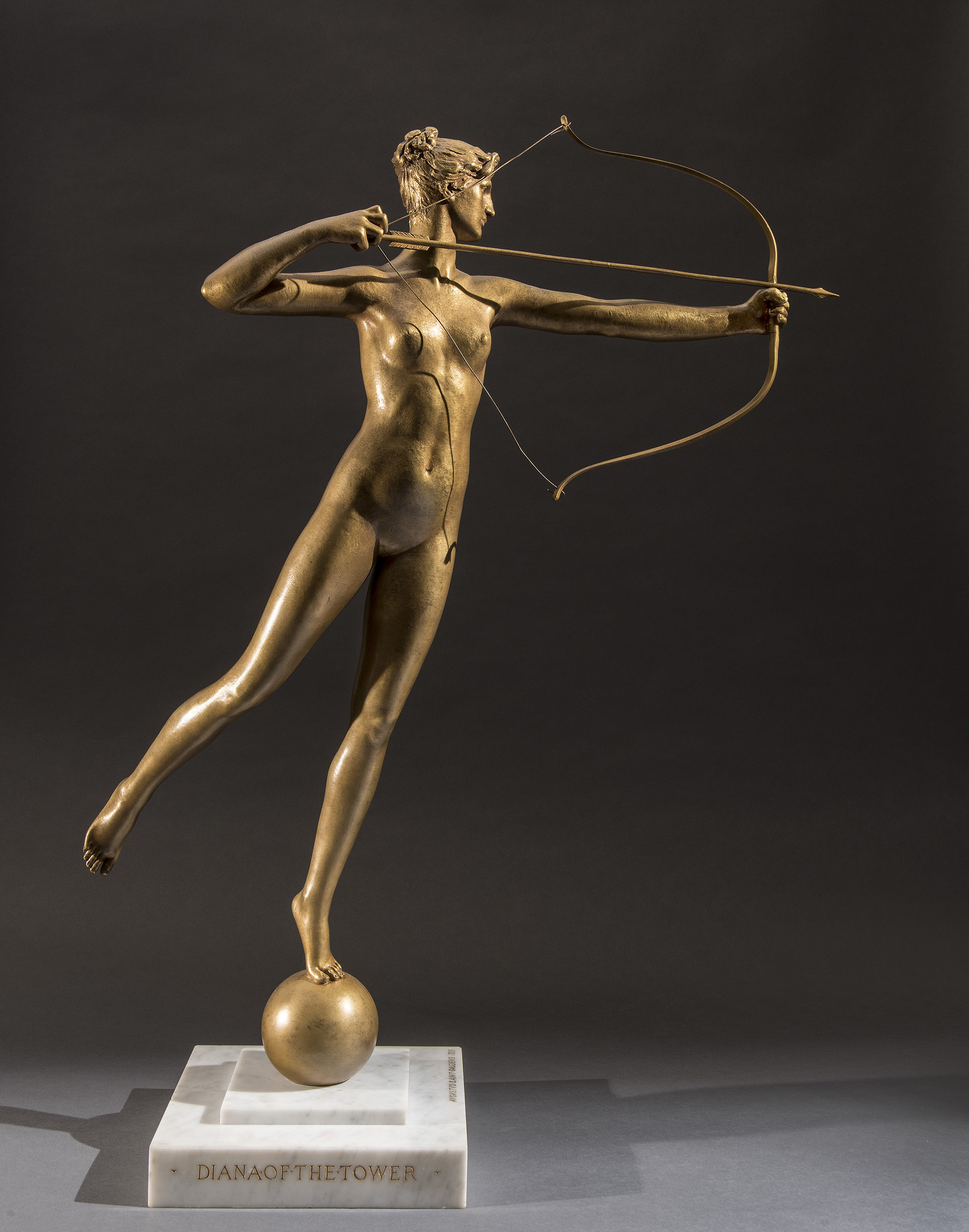 

											American Figurative  </b>

											<em>
												Now on view in New York</em> 

											<h4>
																							</h4>

		                																																													<i>Augustus Saint Gaudens,</i>  
																																								Diana, ca. 1899, 
																																								Bronze with golden patination, 
																																								35 1/2 inches 
																								
		                				