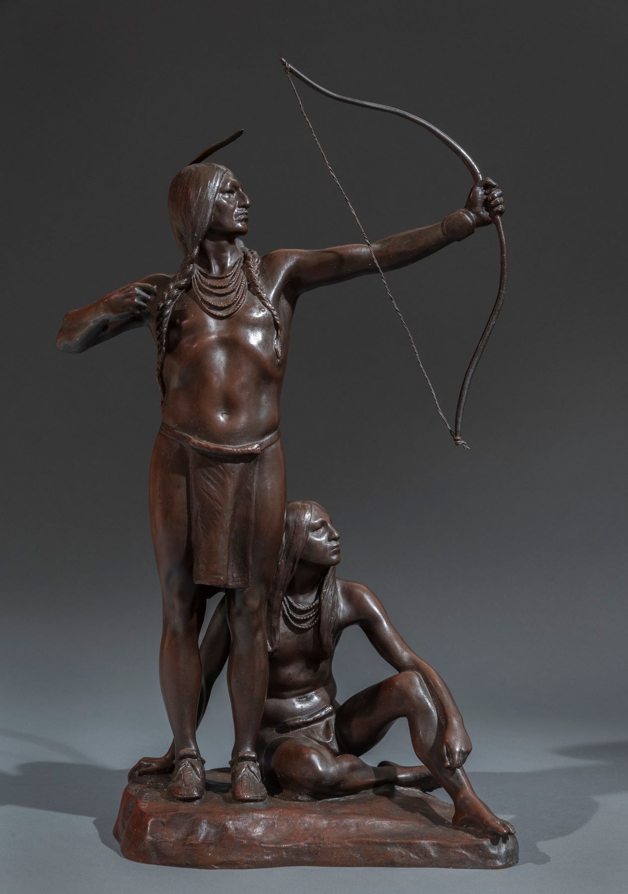 
		                					Cyrus Edwin Dallin		                																	
																											<i>The Archery Lesson,</i>  
																																								1907, 
																																								bronze, 
																																								18 x 12 x 6 1/2 inches 
																								
		                				