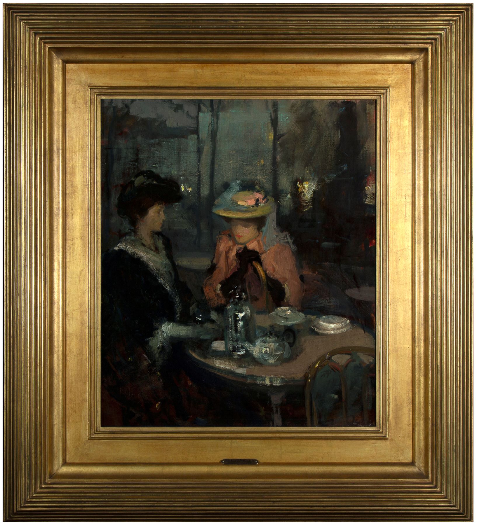 
		                					Richard E. Miller		                																	
																											<i>Tea-Time,</i>  
																																								ca. 1905, 
																																								oil on canvas, 
																																								21 1/2 x 18 inches 
																								
		                				