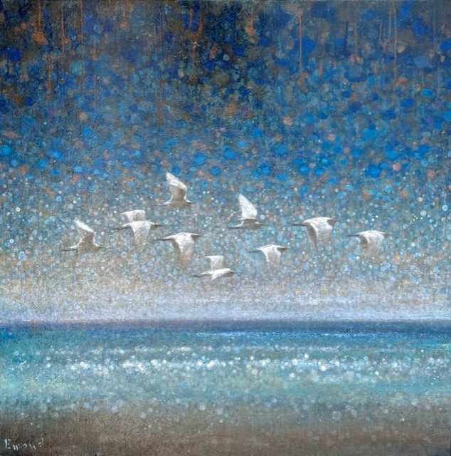 
		                					Ewoud De Groot		                																	
																											<i>A Flock of Egrets,</i>  
																																																					oil on linen, 
																																								39 x 39 inches 
																								
		                				