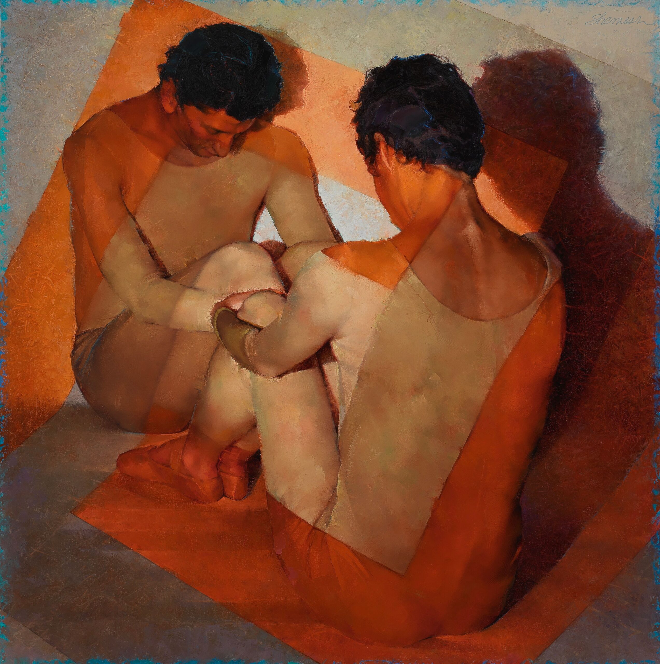 
							

									Lorraine Shemesh									Time Being 2022									oil on canvas<br />
49 x 48 1/2 inches									


							