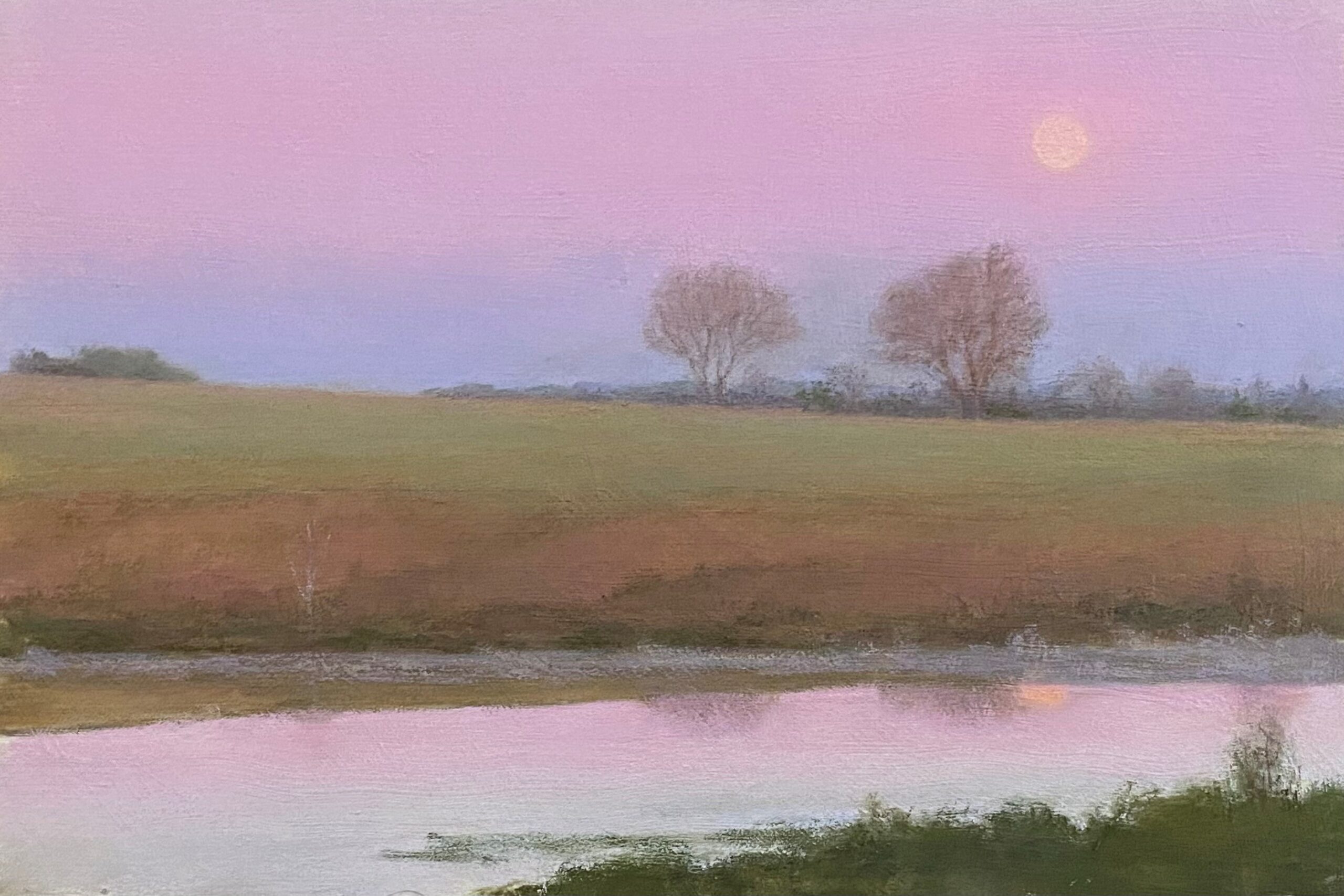 
							

									Denise LaRue Mahlke									Setting Moon 2024									pastel on pumice board<br />
8 x 12 inches									


							