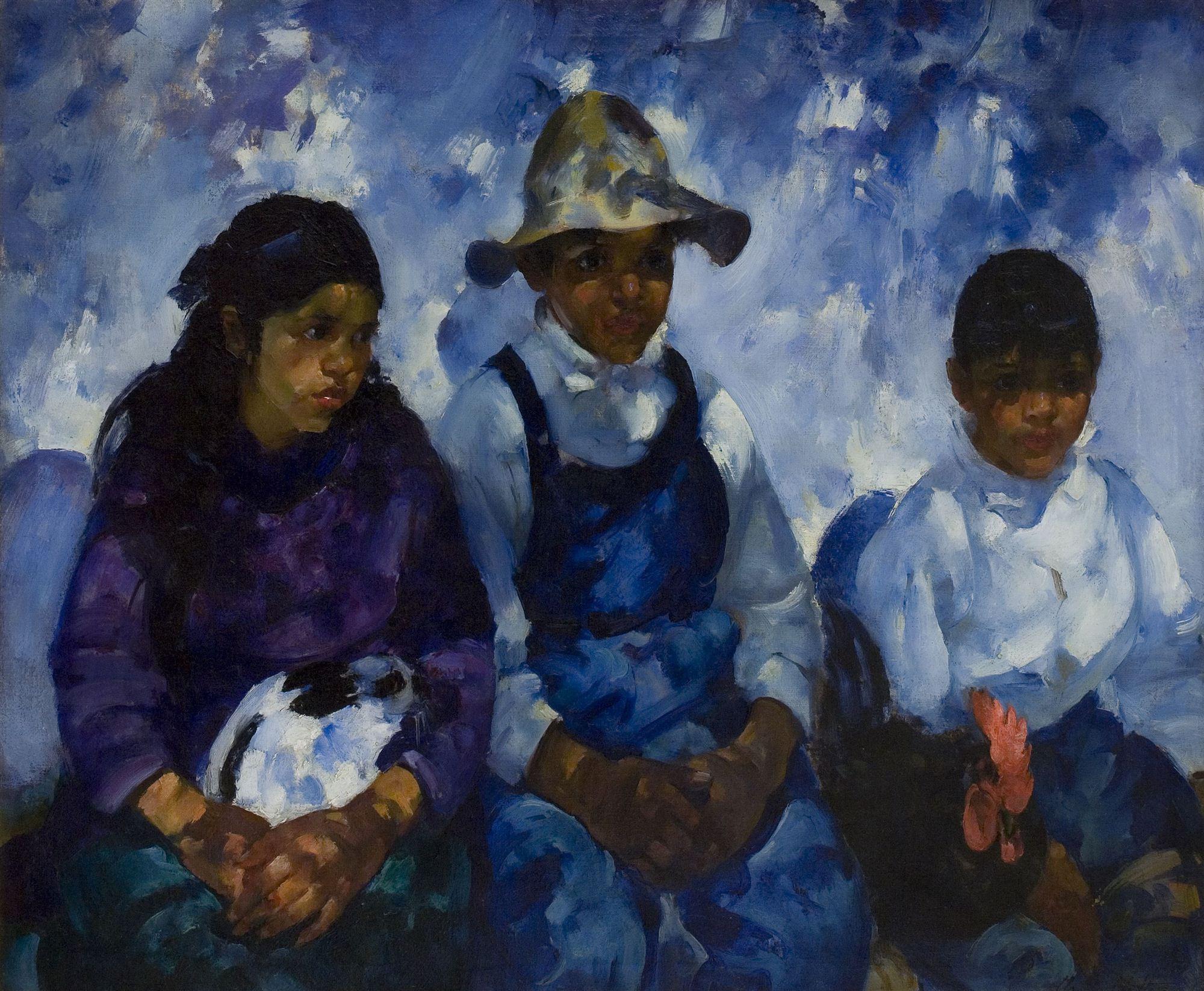 
							

									Martha Walter									Untitled (Waiting to Enter) circa 1940									oil on canvas<br />
40 x 48 inches									


							