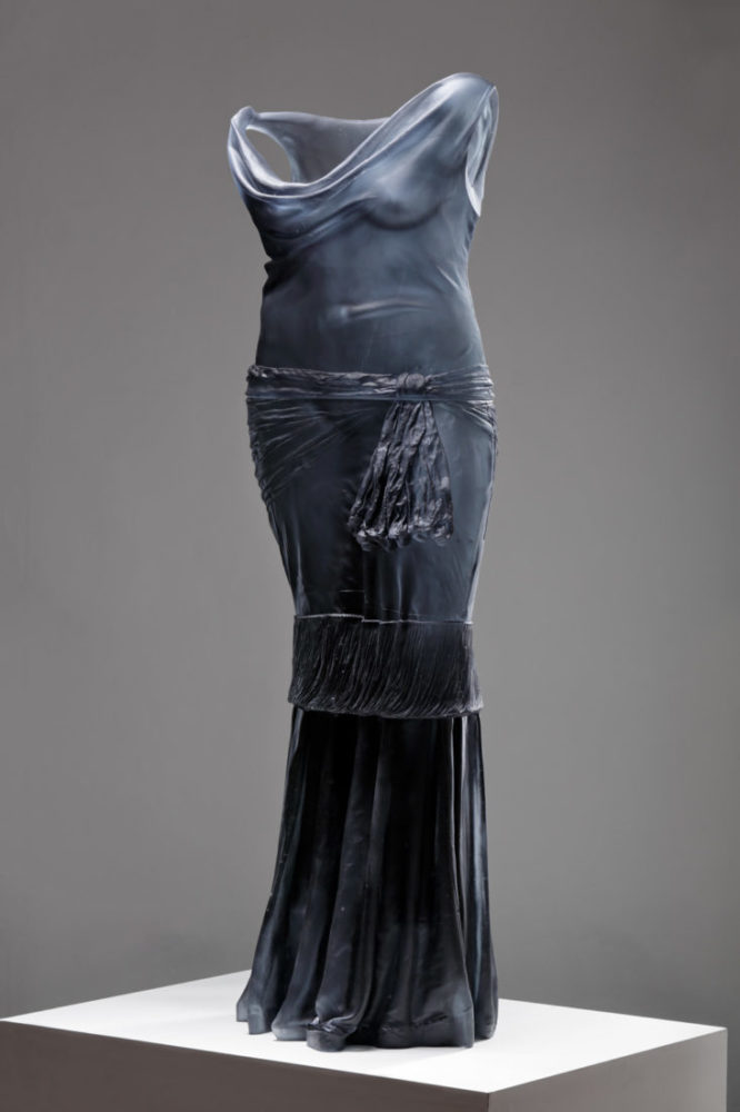 
		                					Karen LaMonte		                																	
																											<i>Nocturne 4,</i>  
																																								 2015, 
																																								cast glass, darker color, 
																																								58 1/2 x 17 x 16 1/2 inches 
																								
		                				