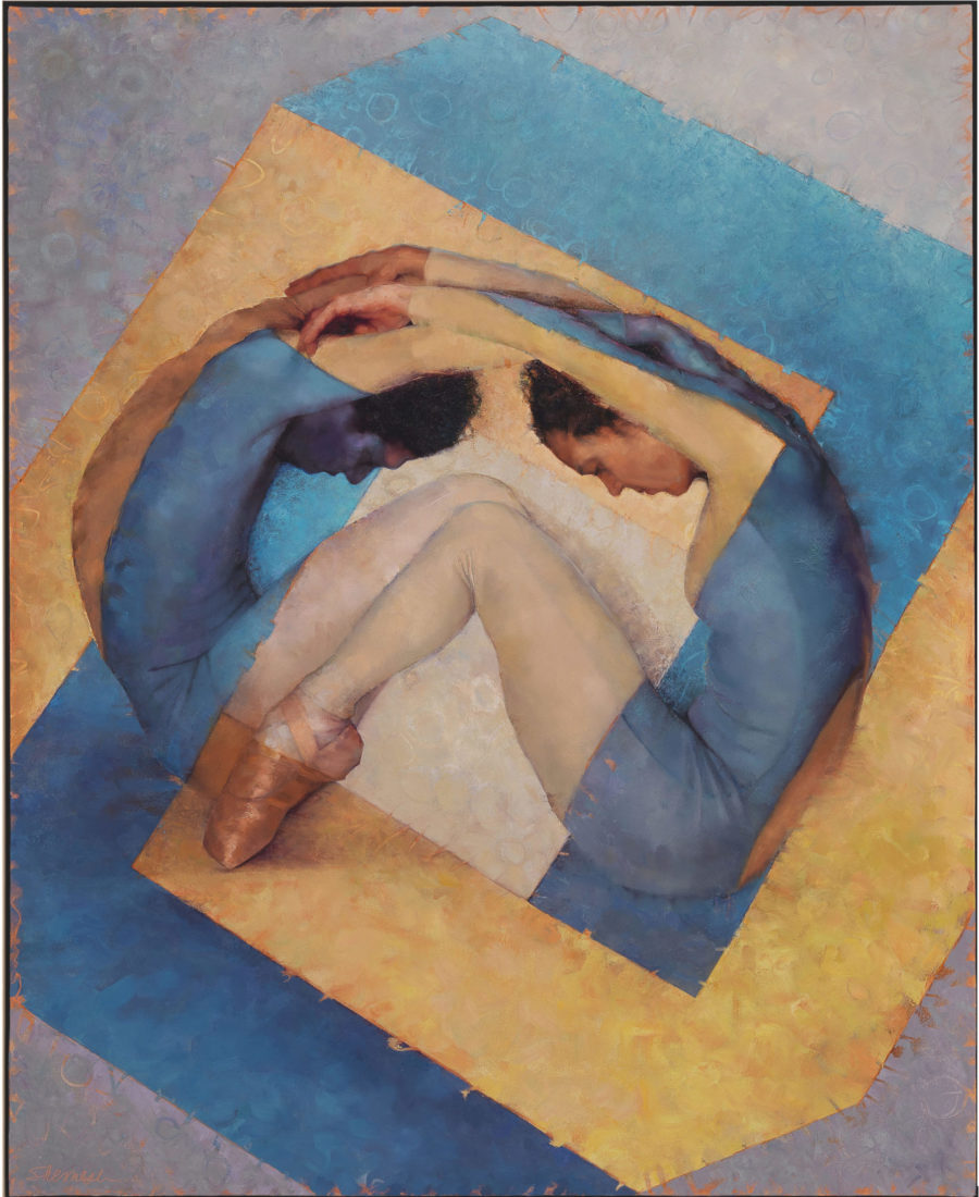 
		                					Lorraine Shemesh		                																	
																											<i>Enclosure,</i>  
																																								2017, 
																																								oil on canvas, 
																																								60 1/2 x 49 1/2 inches 
																								
		                				