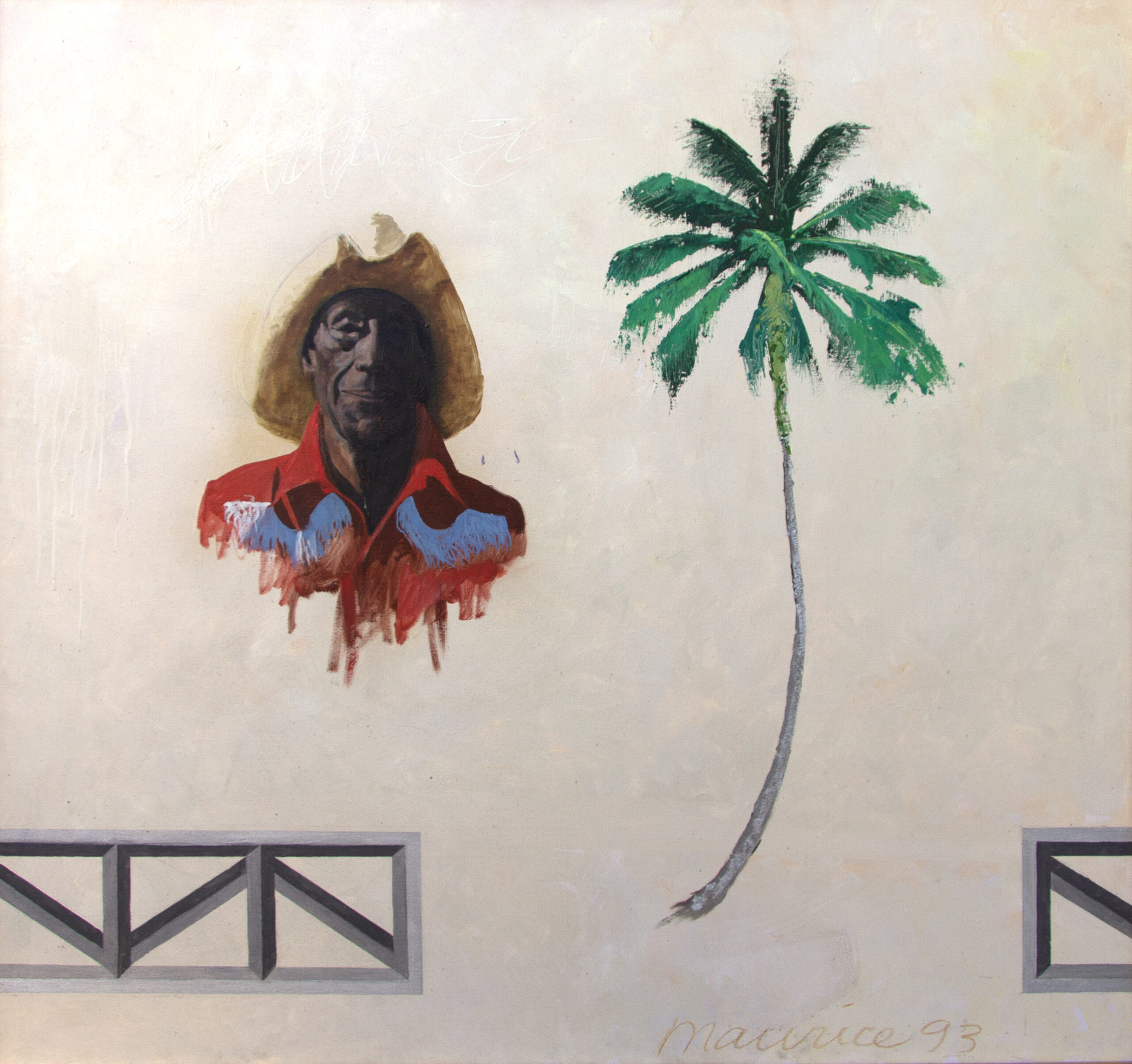
		                					Maurice Burns		                																	
																											<i>Oldest Man,</i>  
																																								1993, 
																																								oil on canvas, 
																																								48 x 45 inches 
																								
		                				