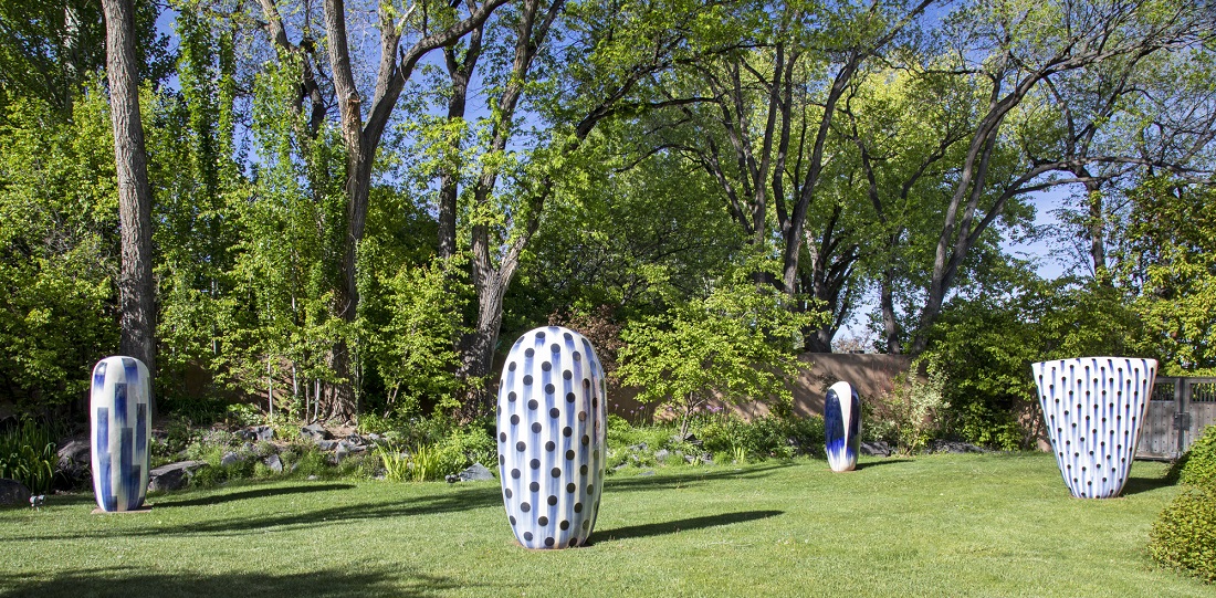 
		                					Jun Kaneko		                																	
																											<i>Sculpture garden installation,</i>  
																																								2019, 
																																								hand built glazed ceramics, 
																																								dimensions vary 
																								
		                				
