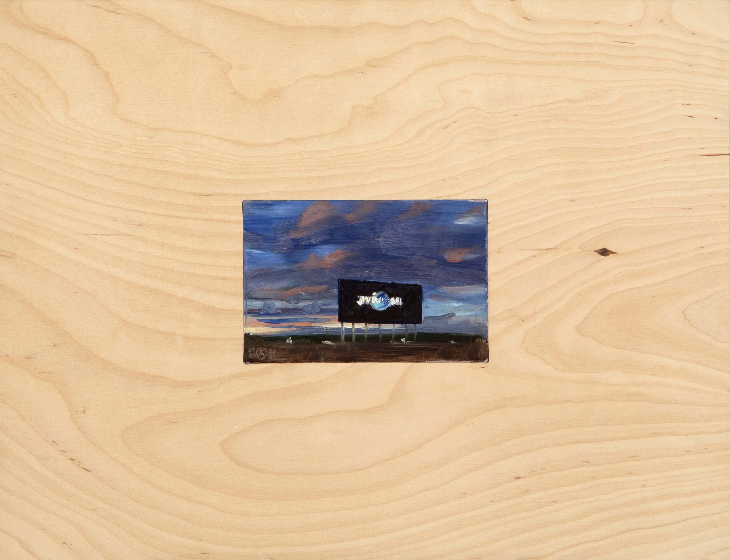 
		                					Don Stinson		                																	
																											<i>Universal,</i>  
																																								2020-2021, 
																																								Oil on copper inset in birch panel, 
																																								14 x 18 x 1 inches 
																								
		                				