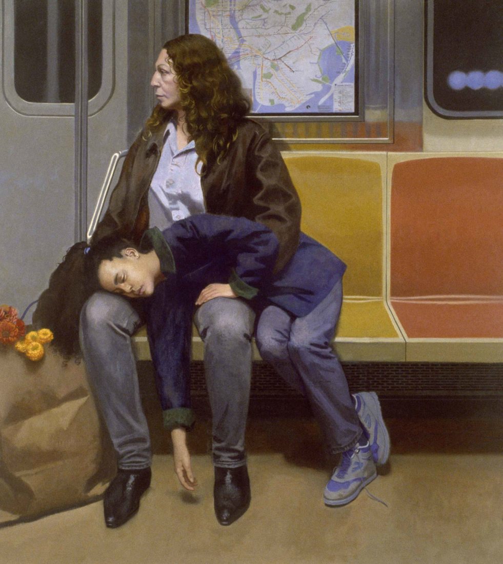 
		                					Harvey Dinnerstein		                																	
																											<i>Linda and Alicia,</i>  
																																								1992, 
																																								oil on canvas, 
																																								48 1/4 x 44 inches 
																								
		                				