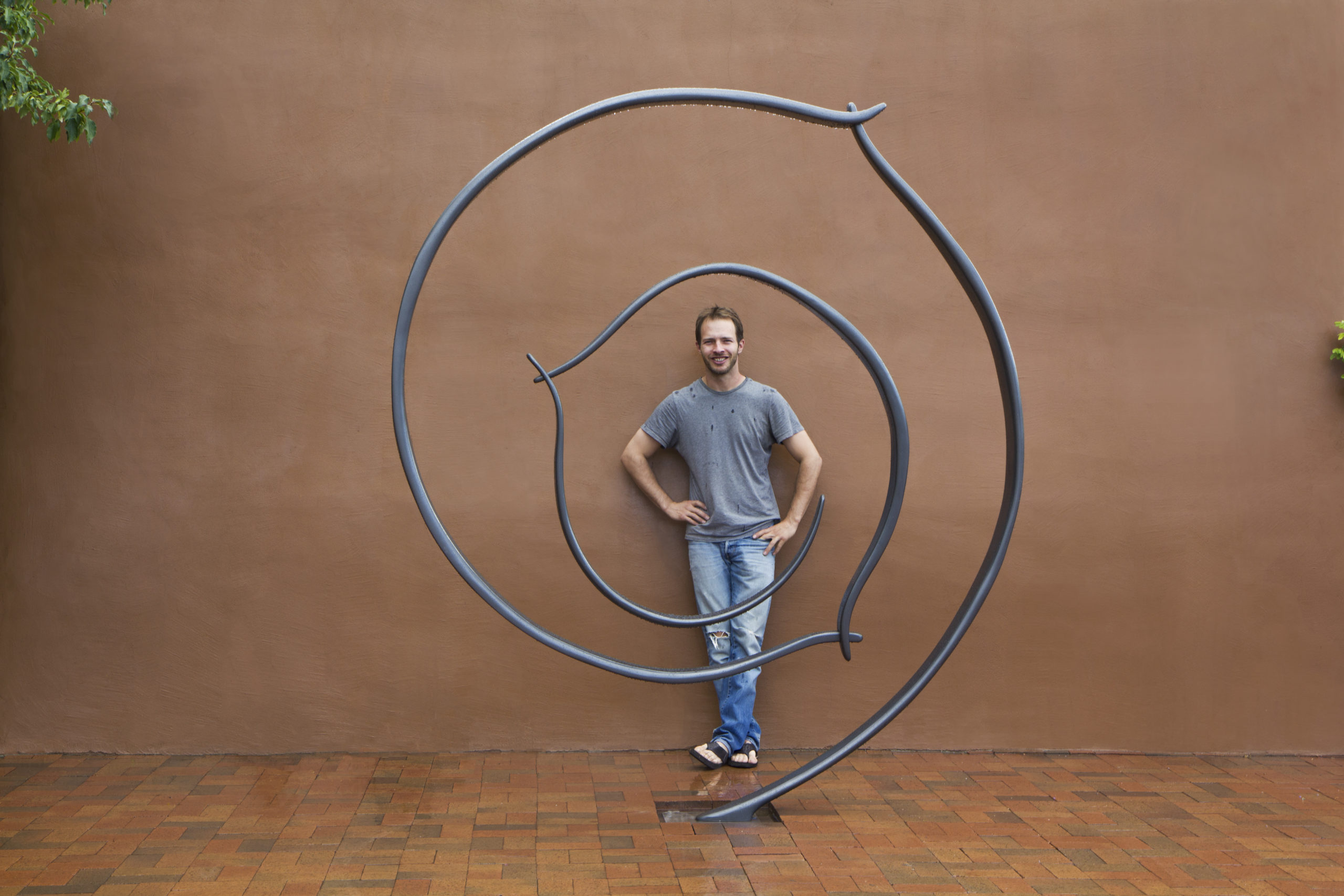 
							

									Will Clift									Circling In 2013									Carbon fiber composite, steel, architectural paint <br />
102 x 84 x 6 inches <br />
									


							
