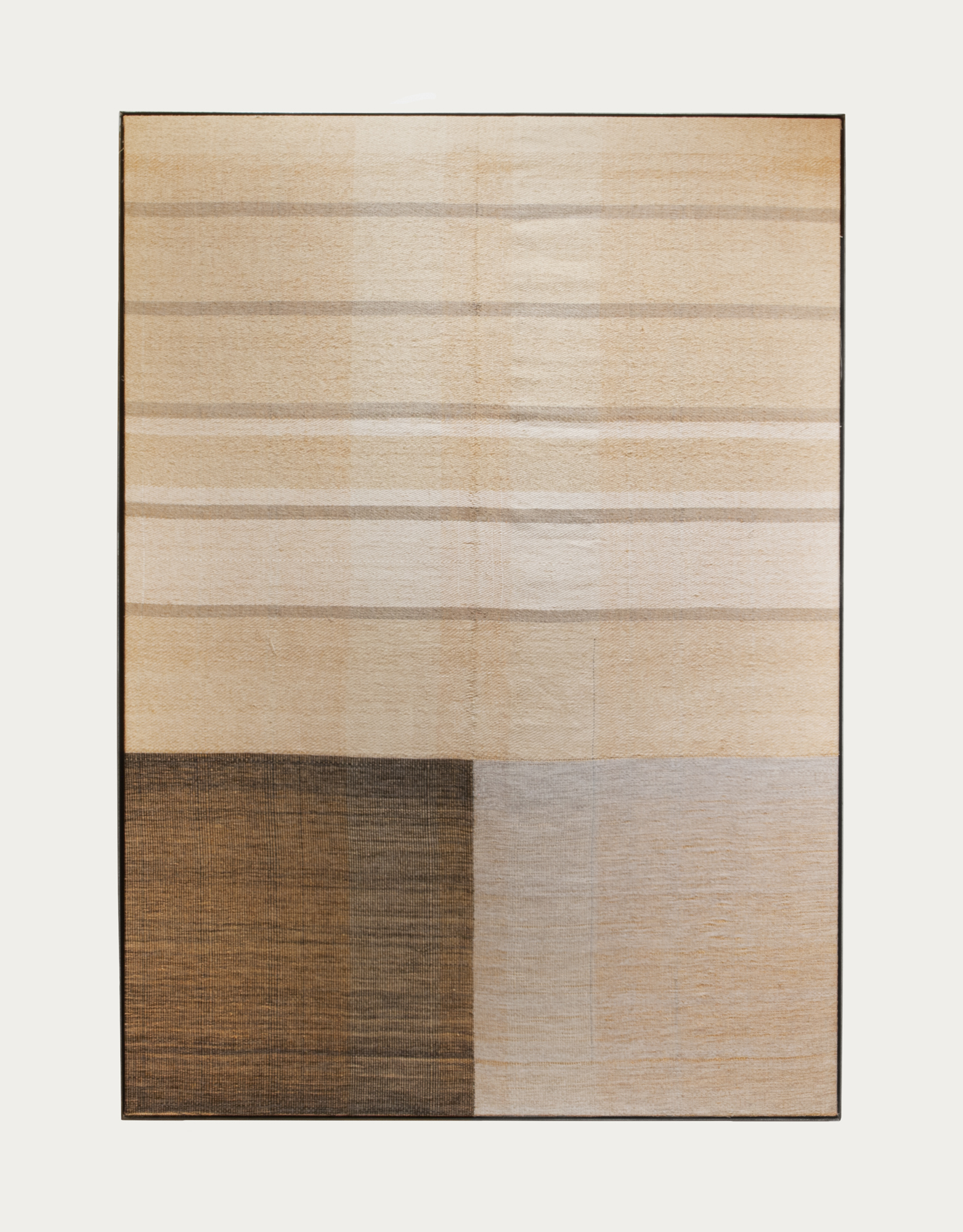 

											Elizabeth Hohimer</b>

											<em>
												Cessation</em> 

											<h4>
												June 26 – August 29, 2020											</h4>

		                																																													<i>Notation,</i>  
																																								2020, 
																																								hand woven double pine paper yarn cloth stretched over canvas in steel frame, 
																																								84 5/8 x 60 3/4 x 2 1/2 inches 
																								
		                				