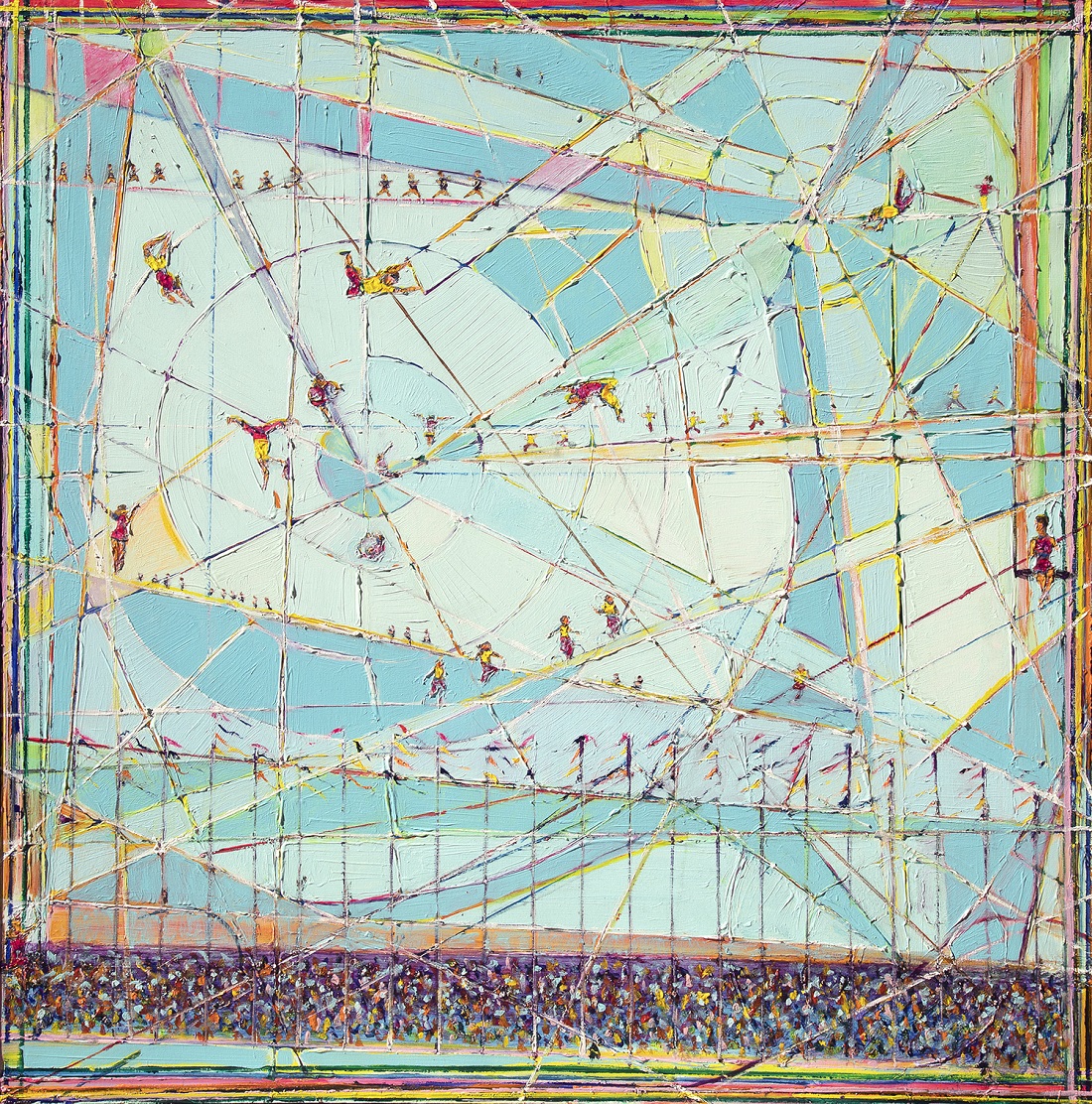 
		                					Clay Vorhes		                																	
																											<i>Trapeze #23,</i>  
																																								2013/2019, 
																																								oil on canvas, 
																																								48 x 48 inches 
																								
		                				