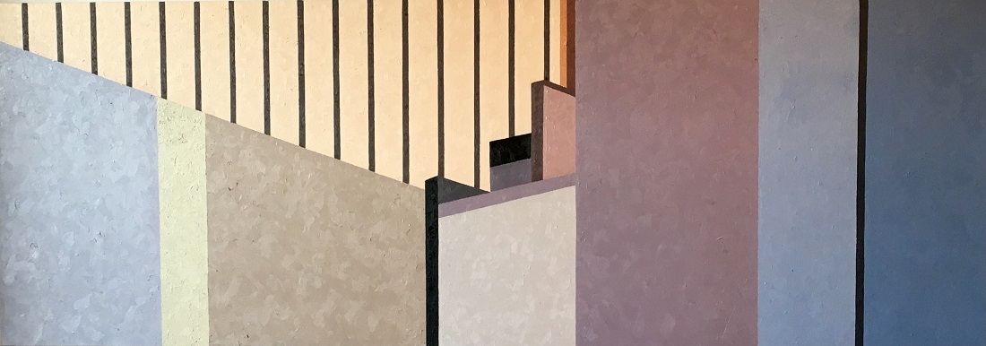 
		                					Roger Winter		                																	
																											<i>Walls,</i>  
																																								2017, 
																																								oil on linen, 
																																								30 1/8 x 84 1/8 inches 
																								
		                				