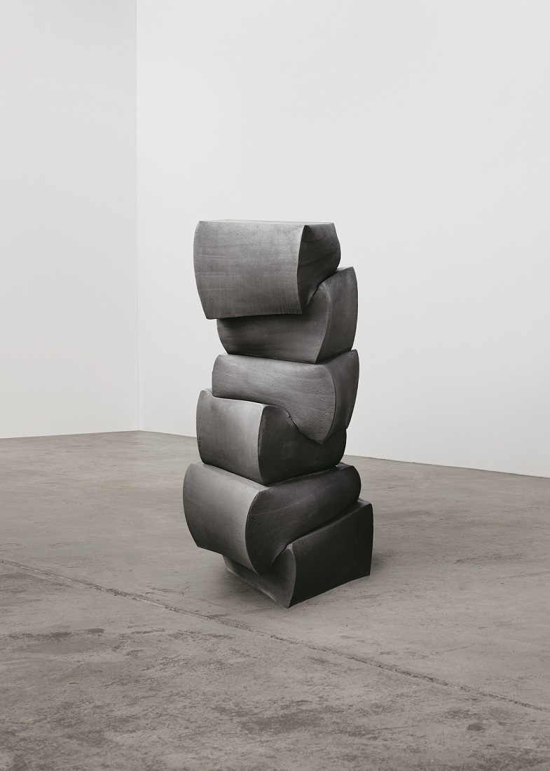 
		                					Tom Joyce		                																	
																											<i>Stack IV,</i>  
																																								2013-2015, 
																																								forged stainless steel, 
																																								64 x 36 x 32 inches (7,730 lbs) 
																								
		                				