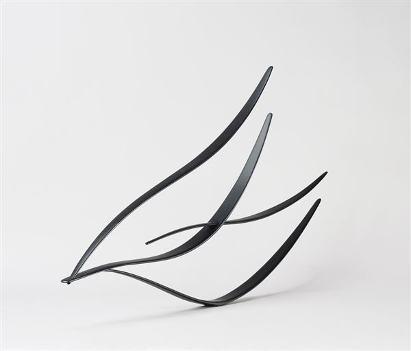 Will Clift carbon fiber sculpture, "Two Pairs Intersecting Each Other"