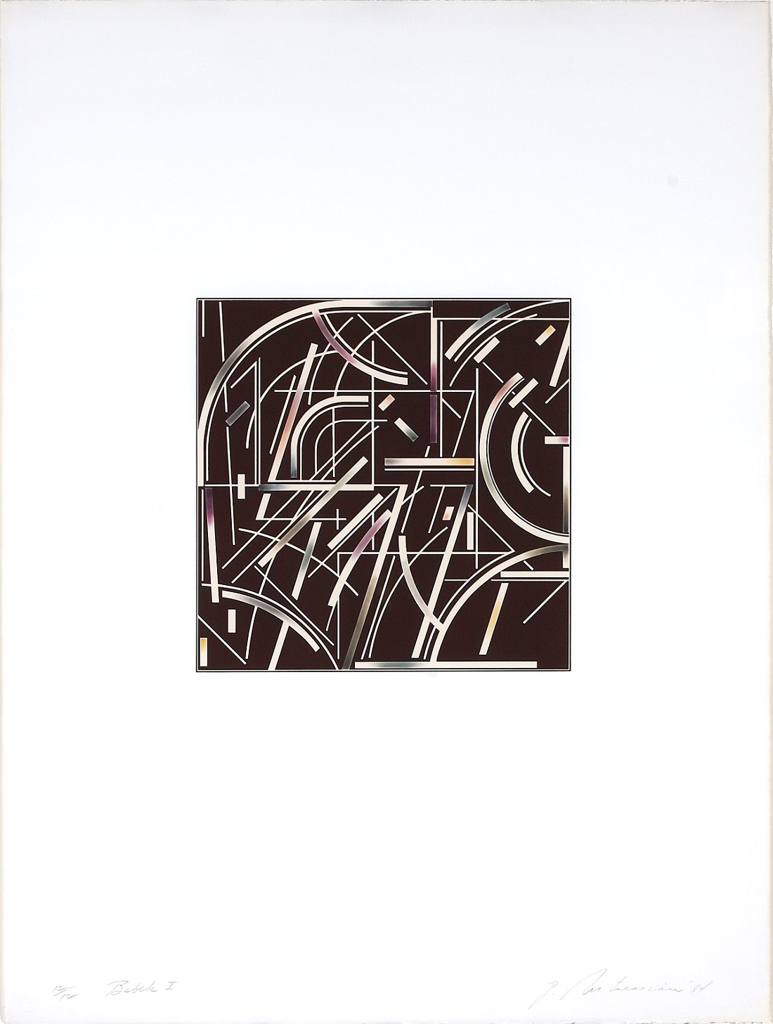 
		                					Garo Antreasian		                																	
																											<i>Bebek I,</i>  
																																								10/12, 1984, 
																																								serigraph and pochoir, 
																																								 33 3/4 x 25 3/8 inches 
																								
		                				