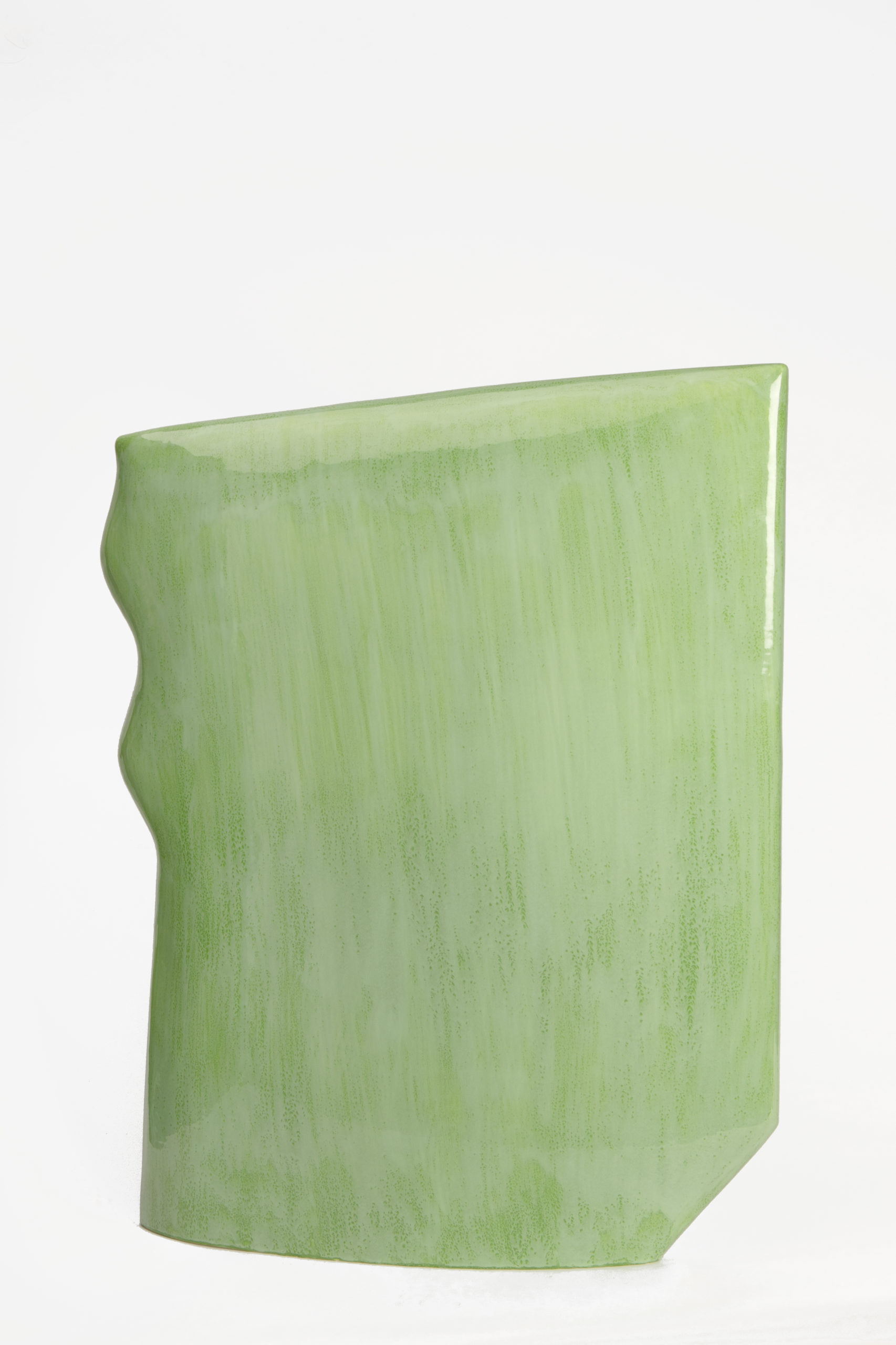 
		                					James Marshall 		                																	
																											<i>Sage Green #249,</i>  
																																								2007, 
																																								glazed ceramic, 
																																								28 1/2 x 27 x 4 inches 
																								
		                				