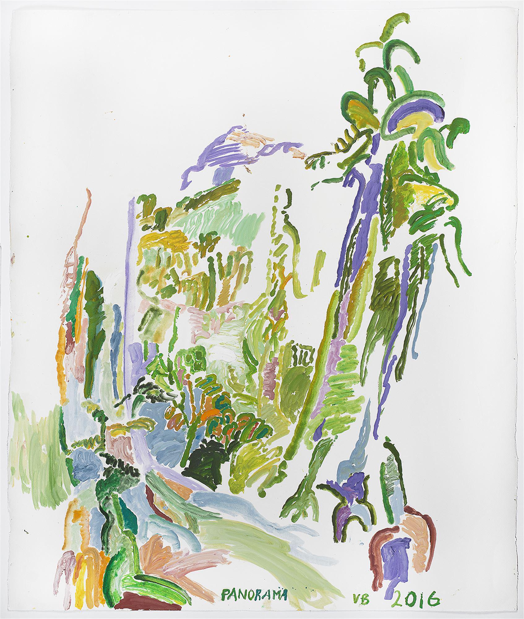 
		                					Victoria Bell		                																	
																											<i>Panorama,</i>  
																																								2016, 
																																								oil and pencil on paper, 
																																								39 3/4 x 34 3/4 inches 
																								
		                				